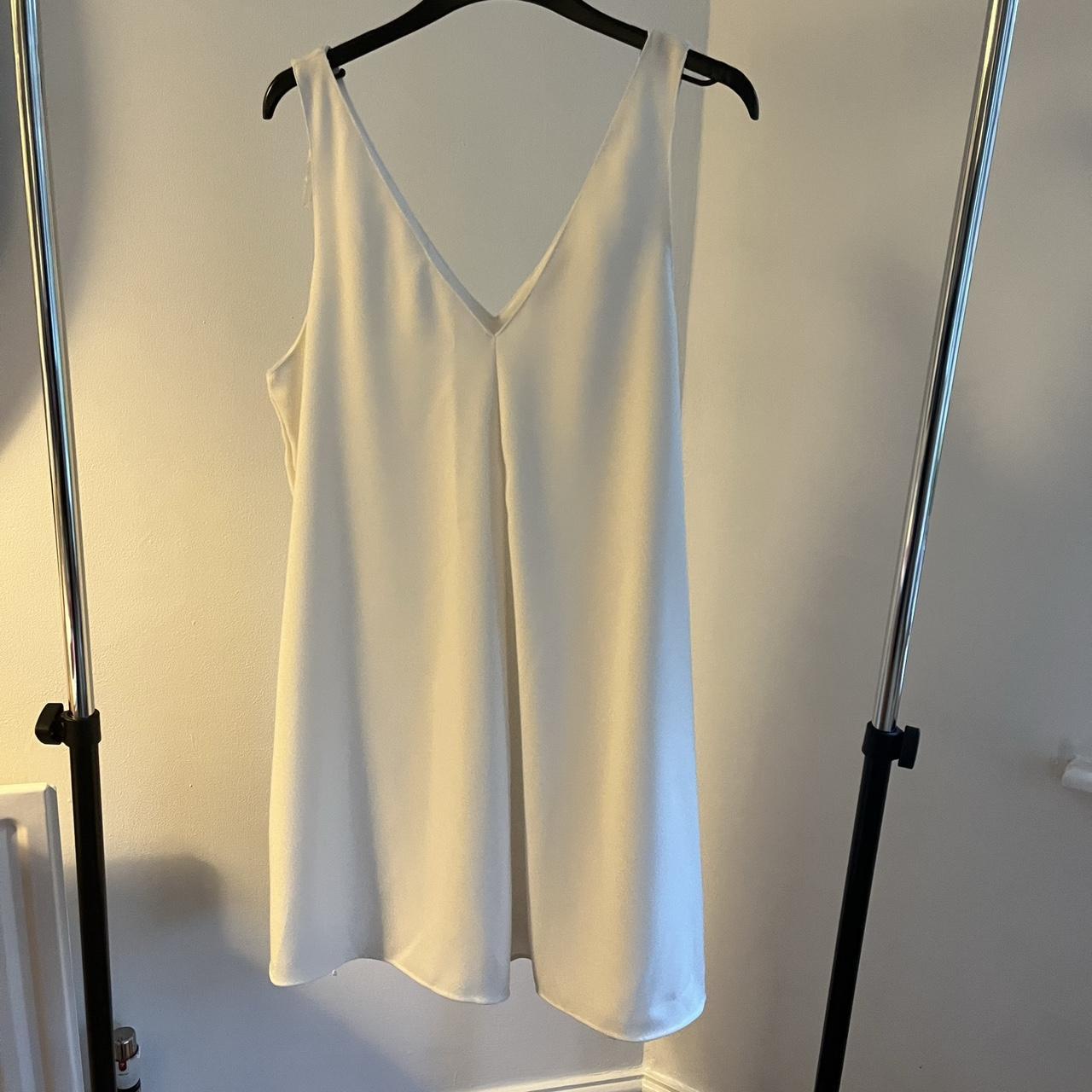 Zara Women's White Dress Depop