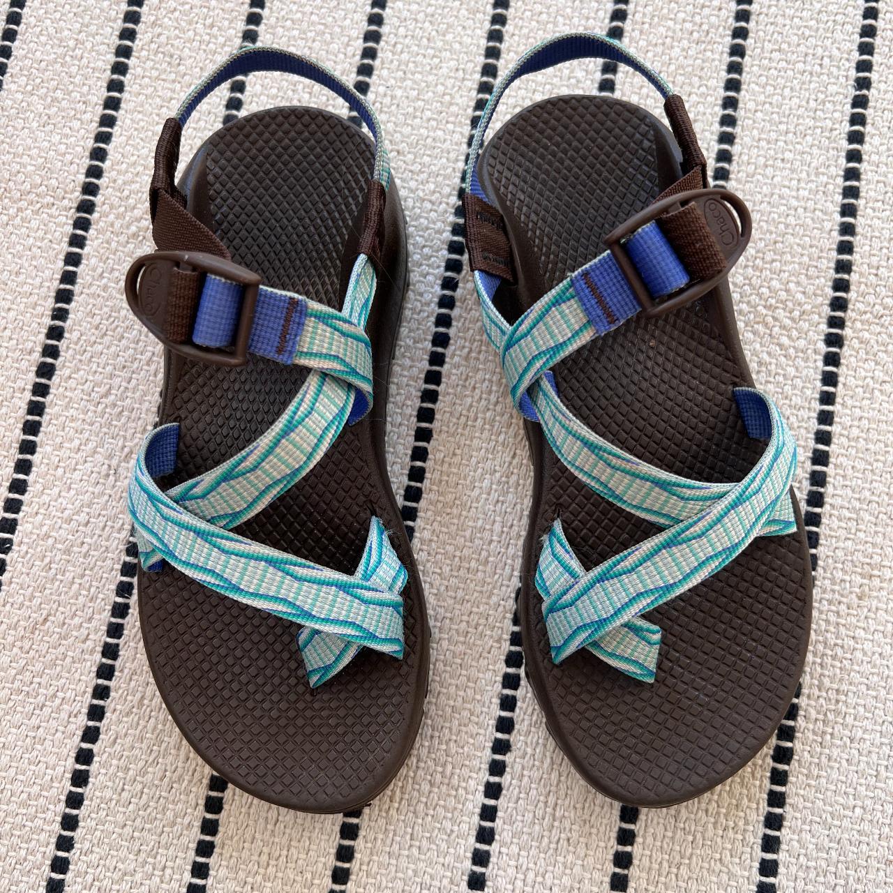 Light cheap blue chacos