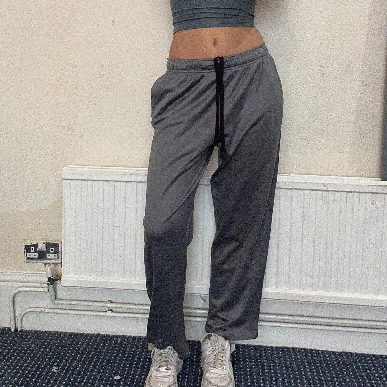 Grey pants Dark grey track pants / joggers... - Depop