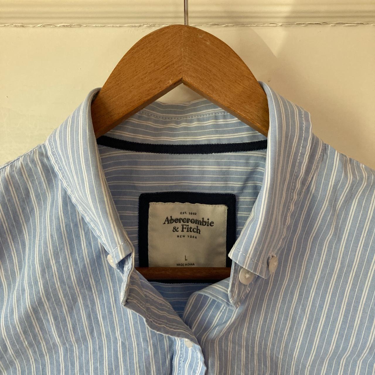 Abercrombie & Fitch vintage y2k button down shirt.... - Depop