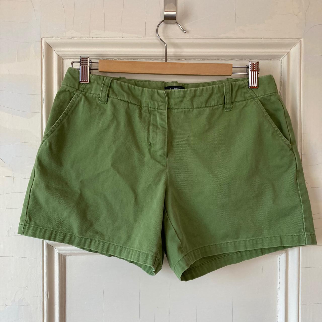 J.Crew Women's Green and Khaki Shorts