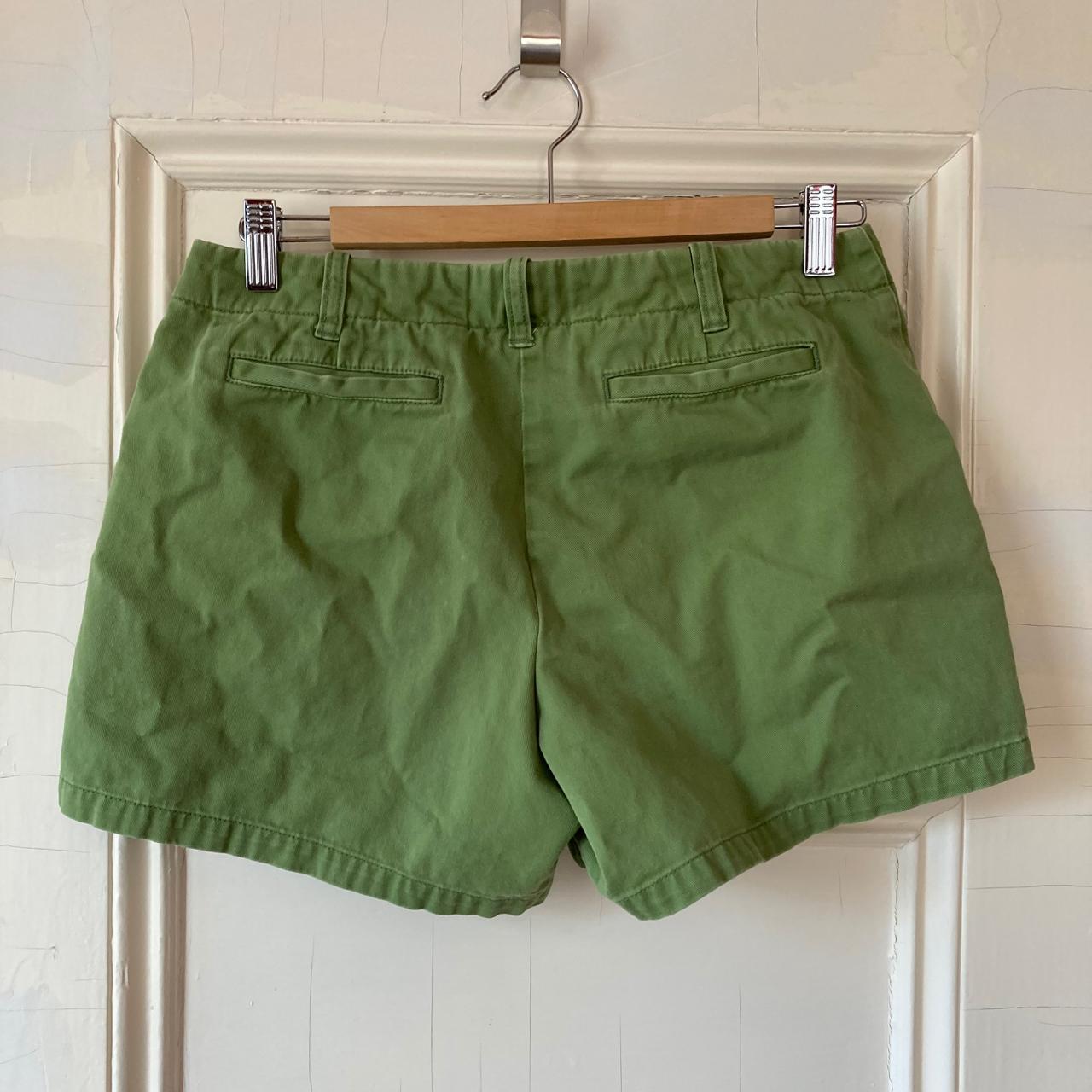 J.Crew Women's Green and Khaki Shorts (2)