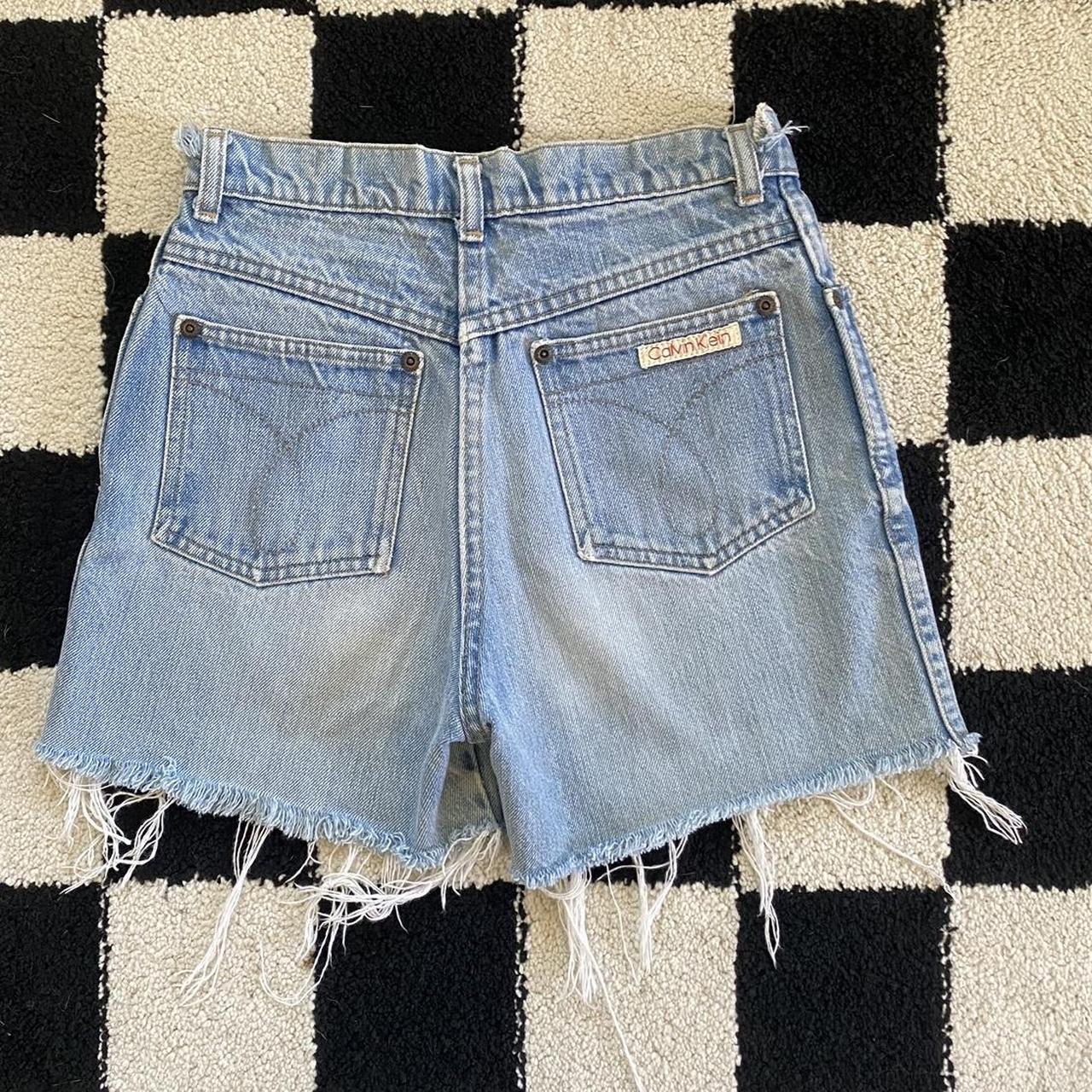 Vintage Distressed High Waisted Calvin Klein Denim... - Depop