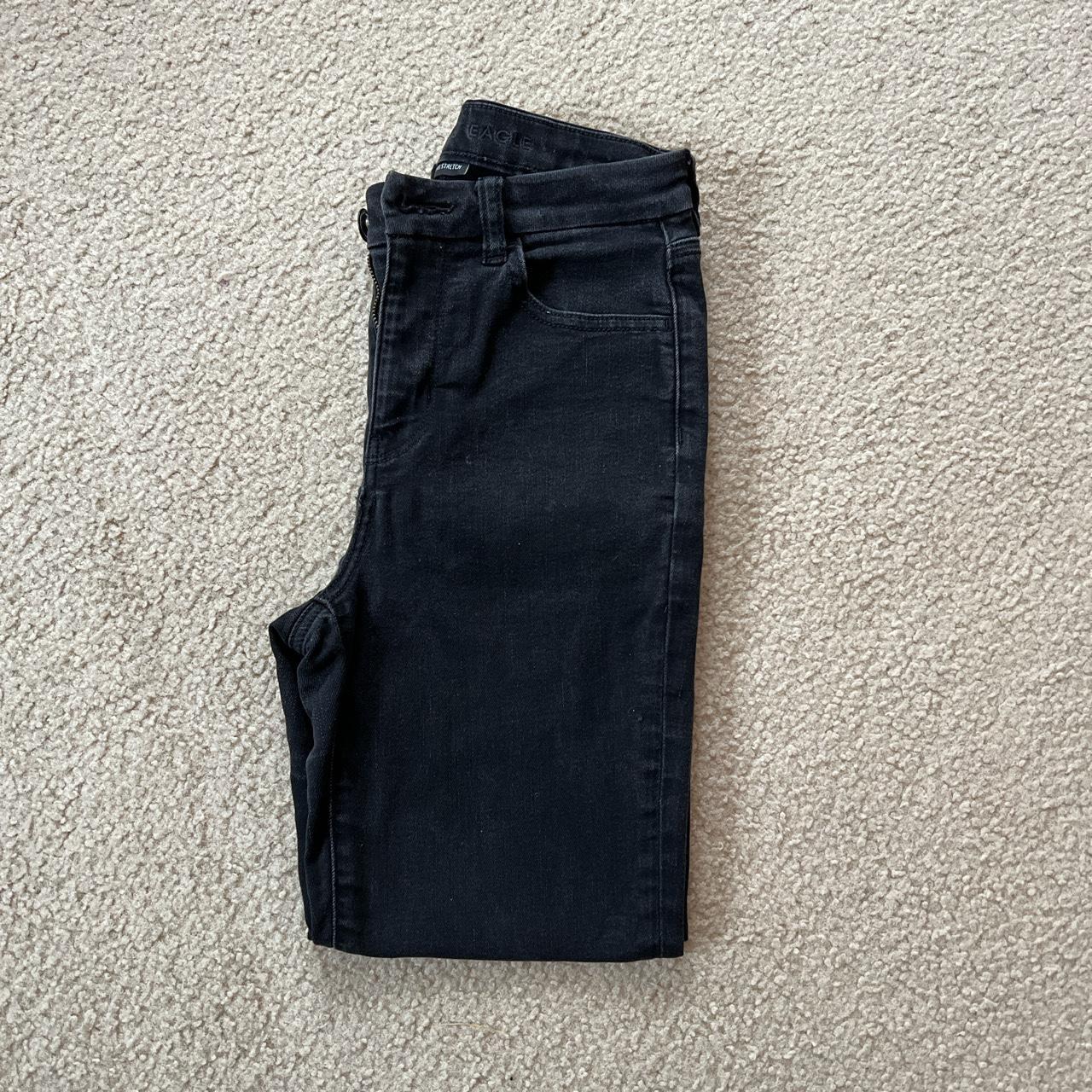 American Eagle black curvy hi-rise jegging. Next - Depop