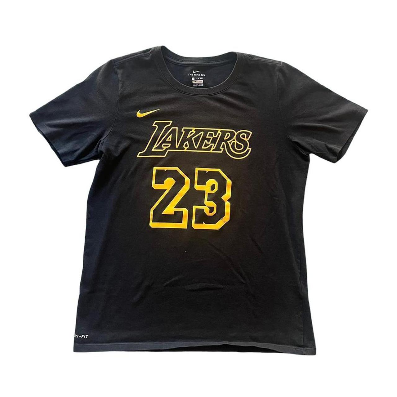 Lebron james black sale t shirt jersey