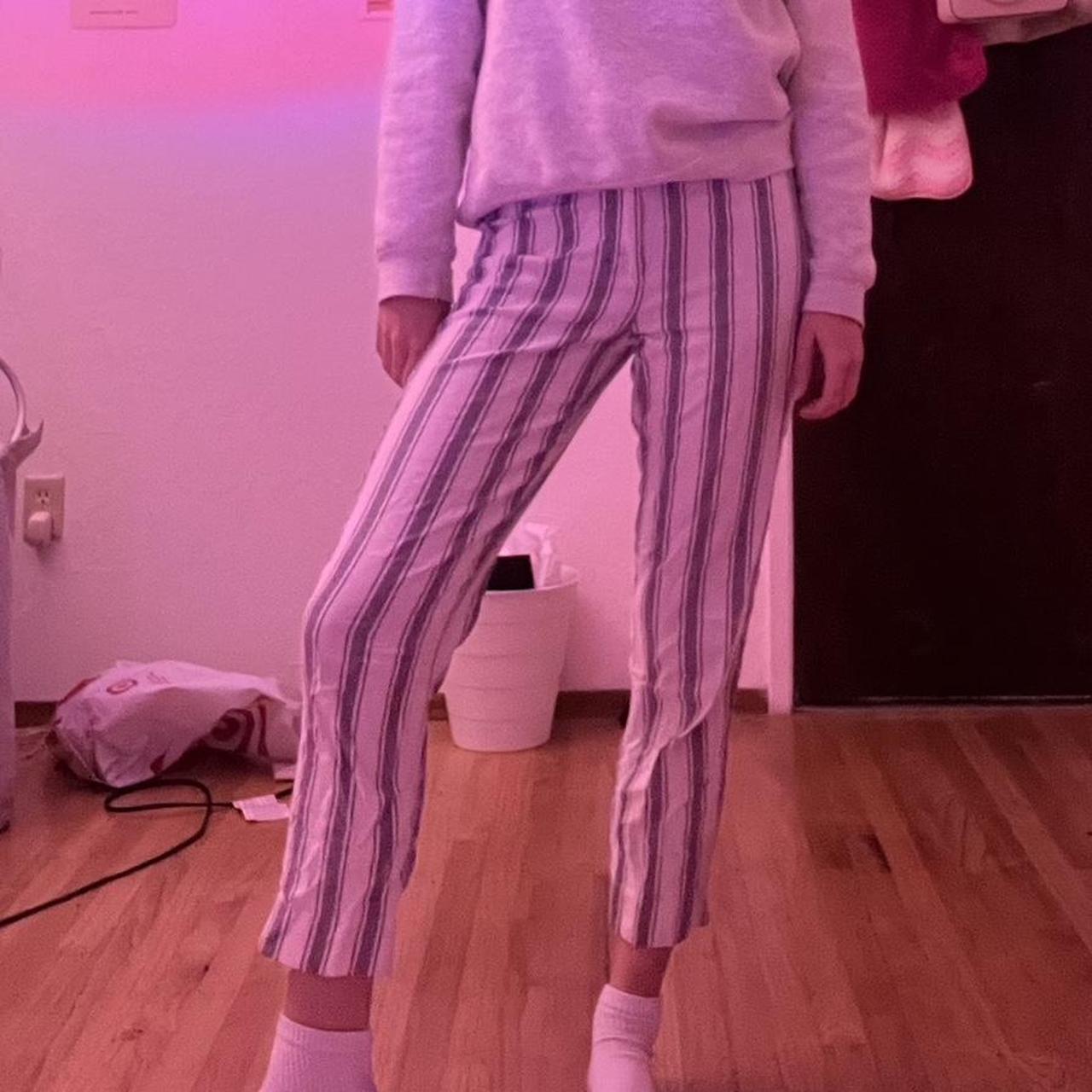 Pink Striped Pants 