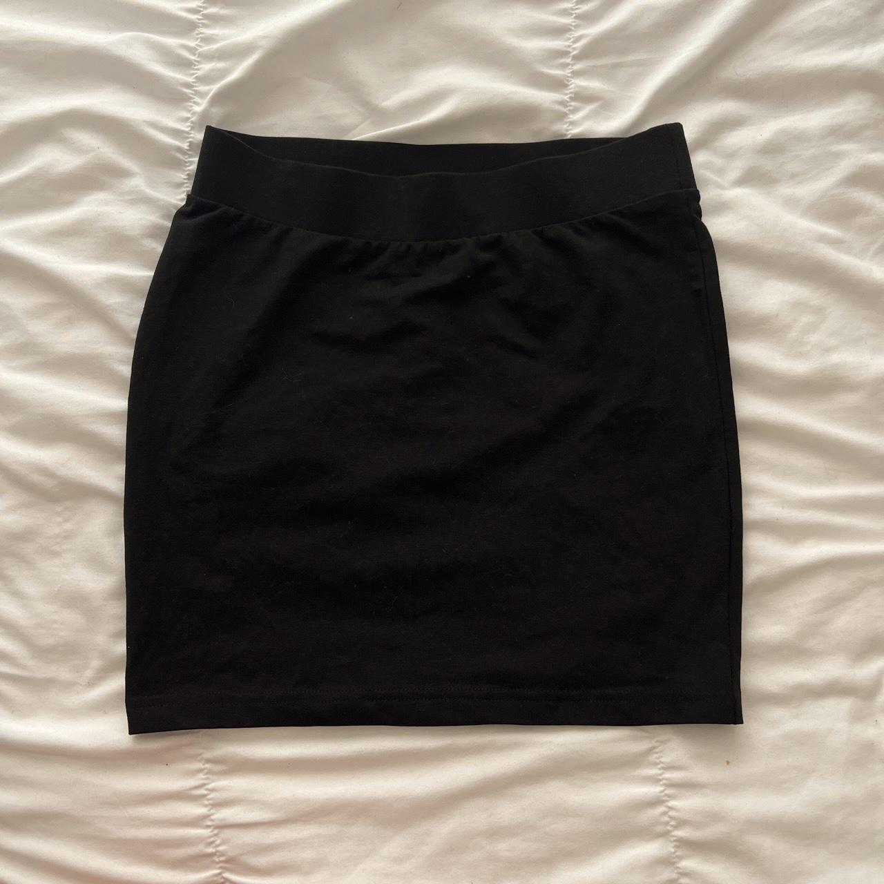 H&M Black Mini Skirt - size XS in excellent... - Depop