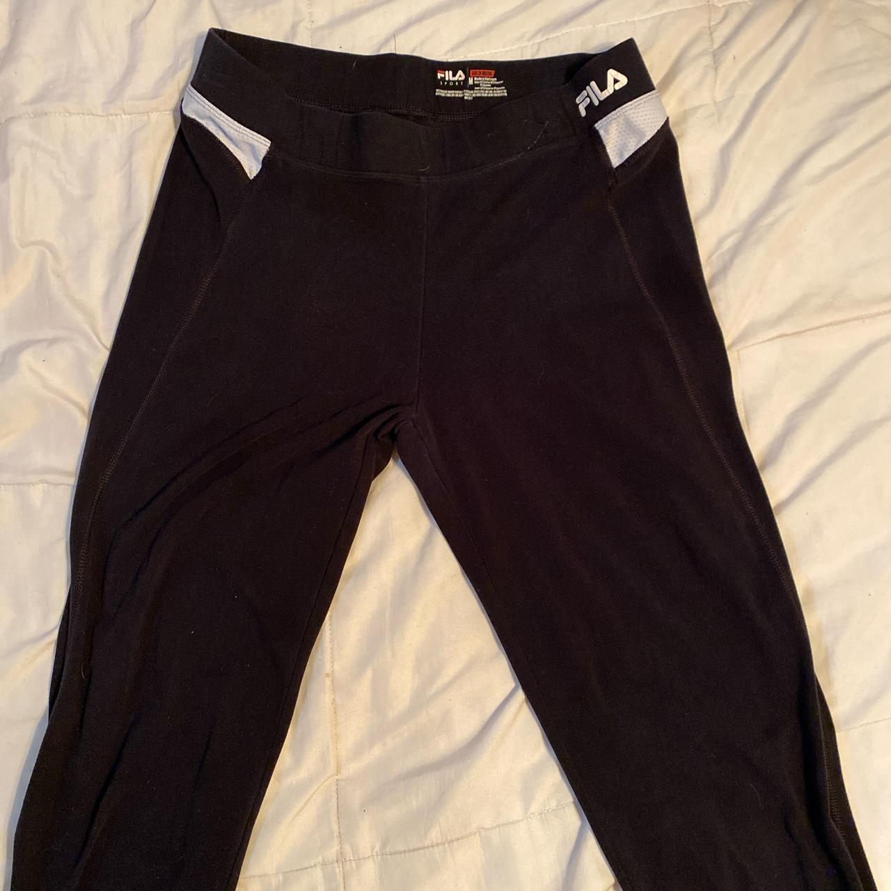 2000s Fila women's leggings (flared) these will make - Depop
