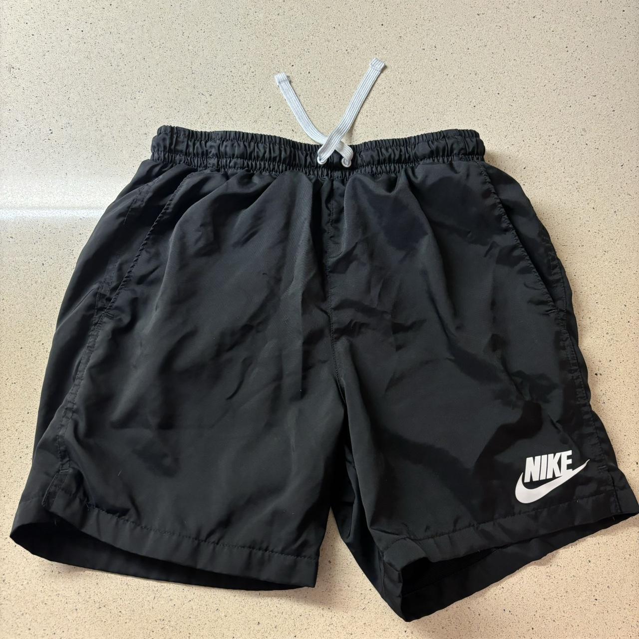 mens black nike swim shorts