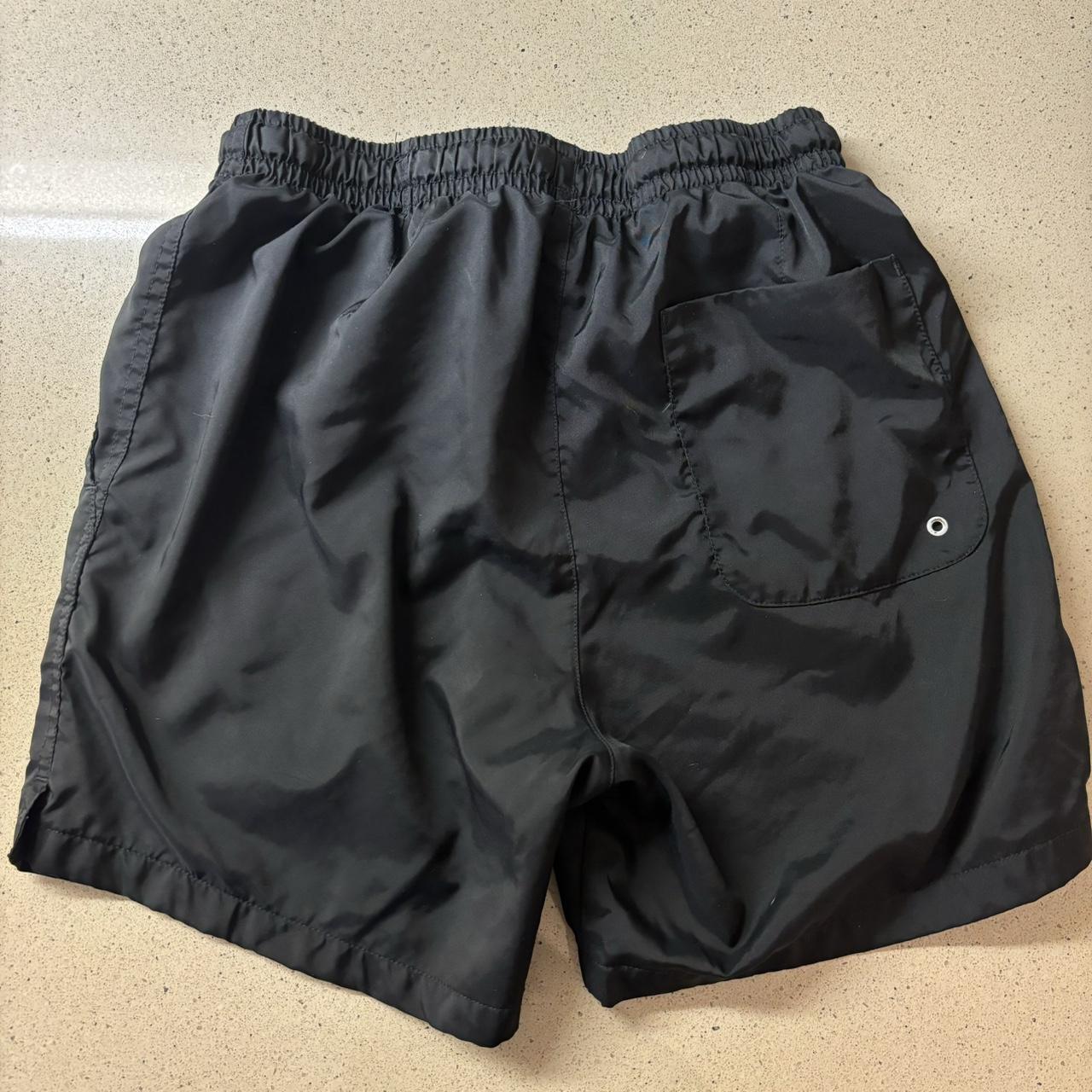 Black Nike swim shorts Size small Waist 80cm fits... - Depop