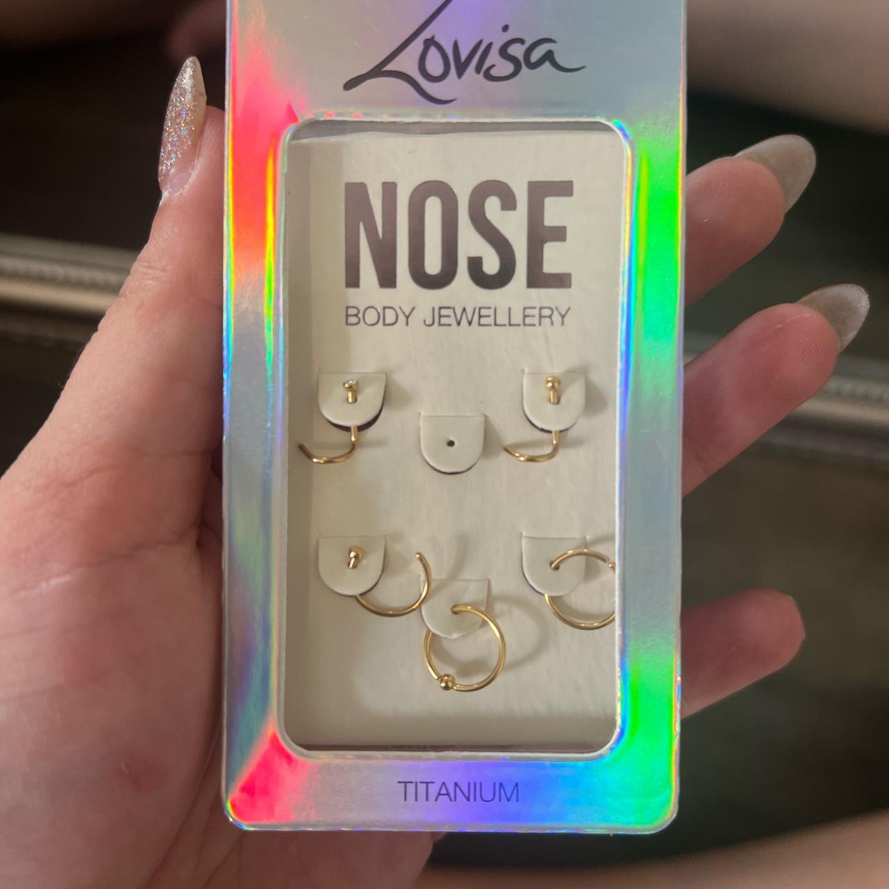Lovisa nose studs and rings 5 nose rings/ studs... Depop