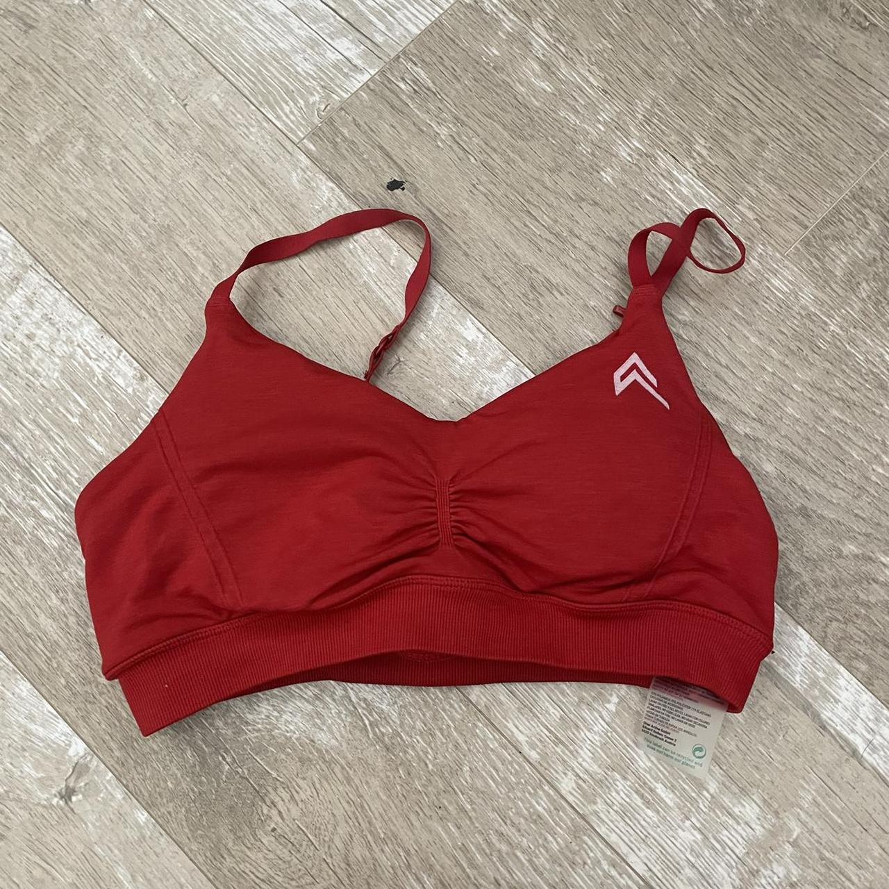 Oner active micro bralette in spicy red - Depop