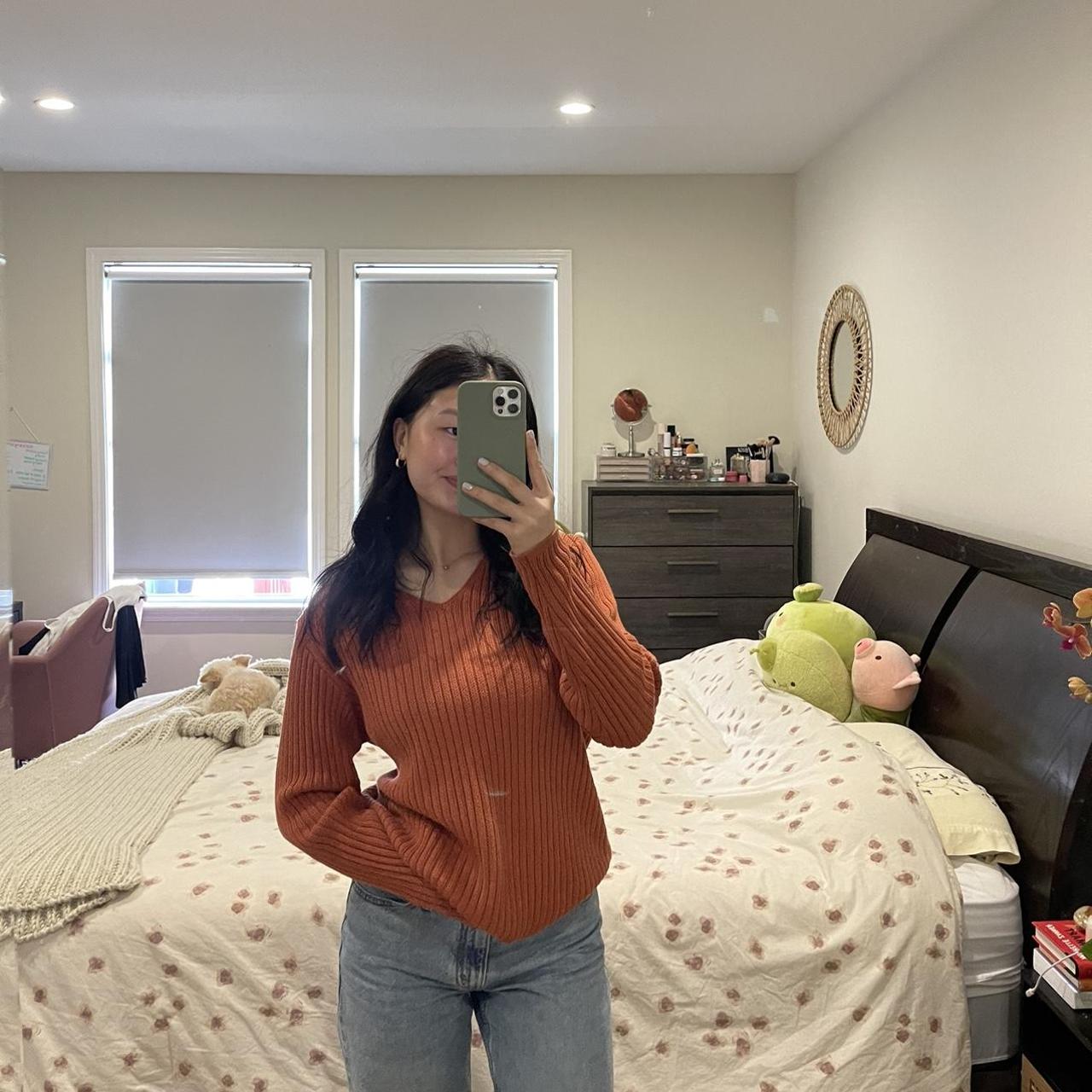 Geoffrey Beene Women's Orange Jumper