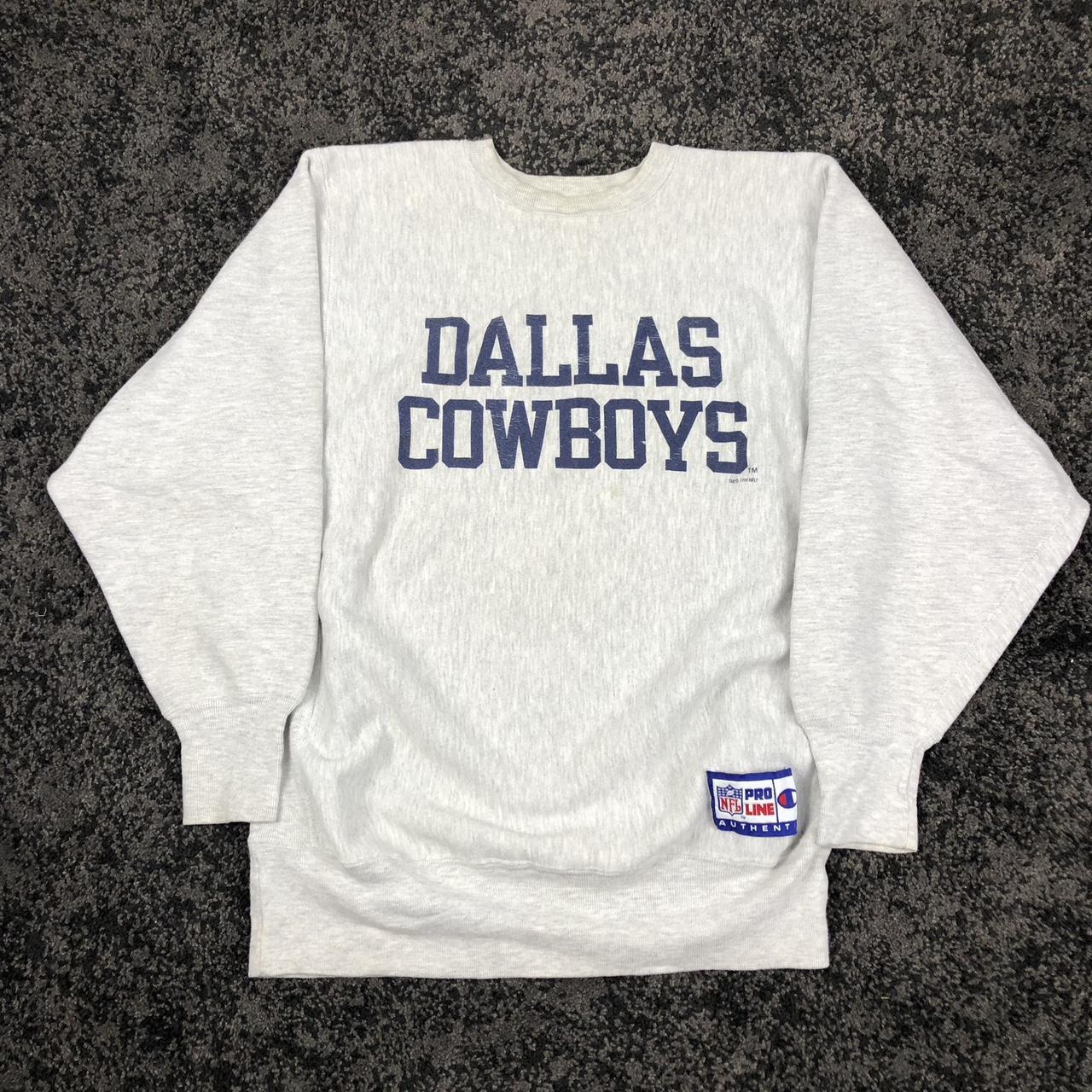 Vintage 90s Champion Reverse Weave Dallas Cowboys - Depop