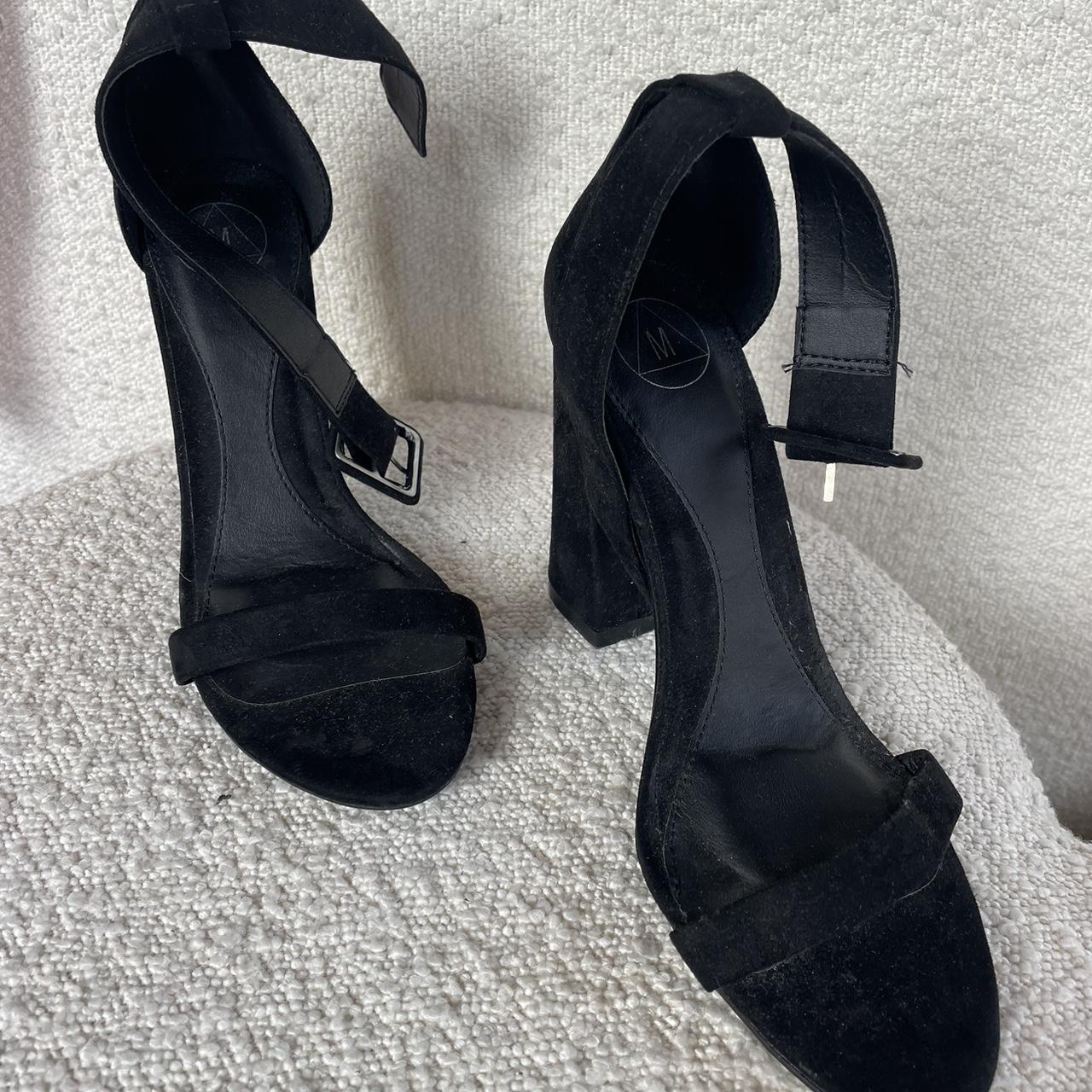 missguided black heels