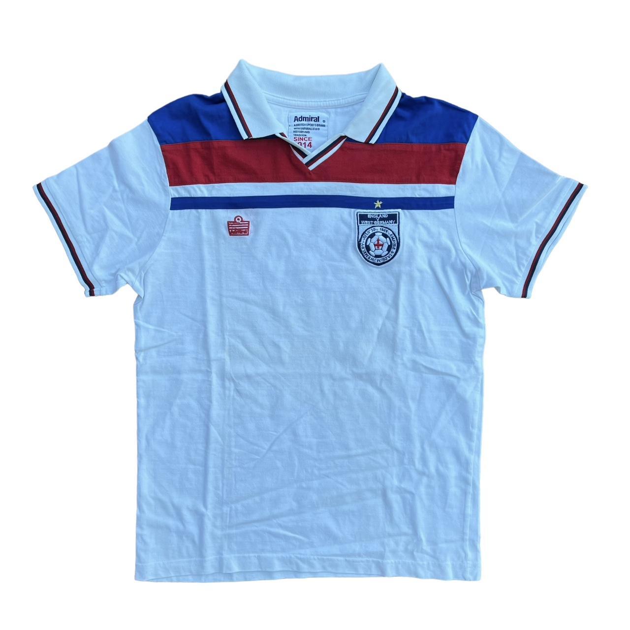 Admiral Retro England Jersey England 1982 World Cup Finals Retro Shirt