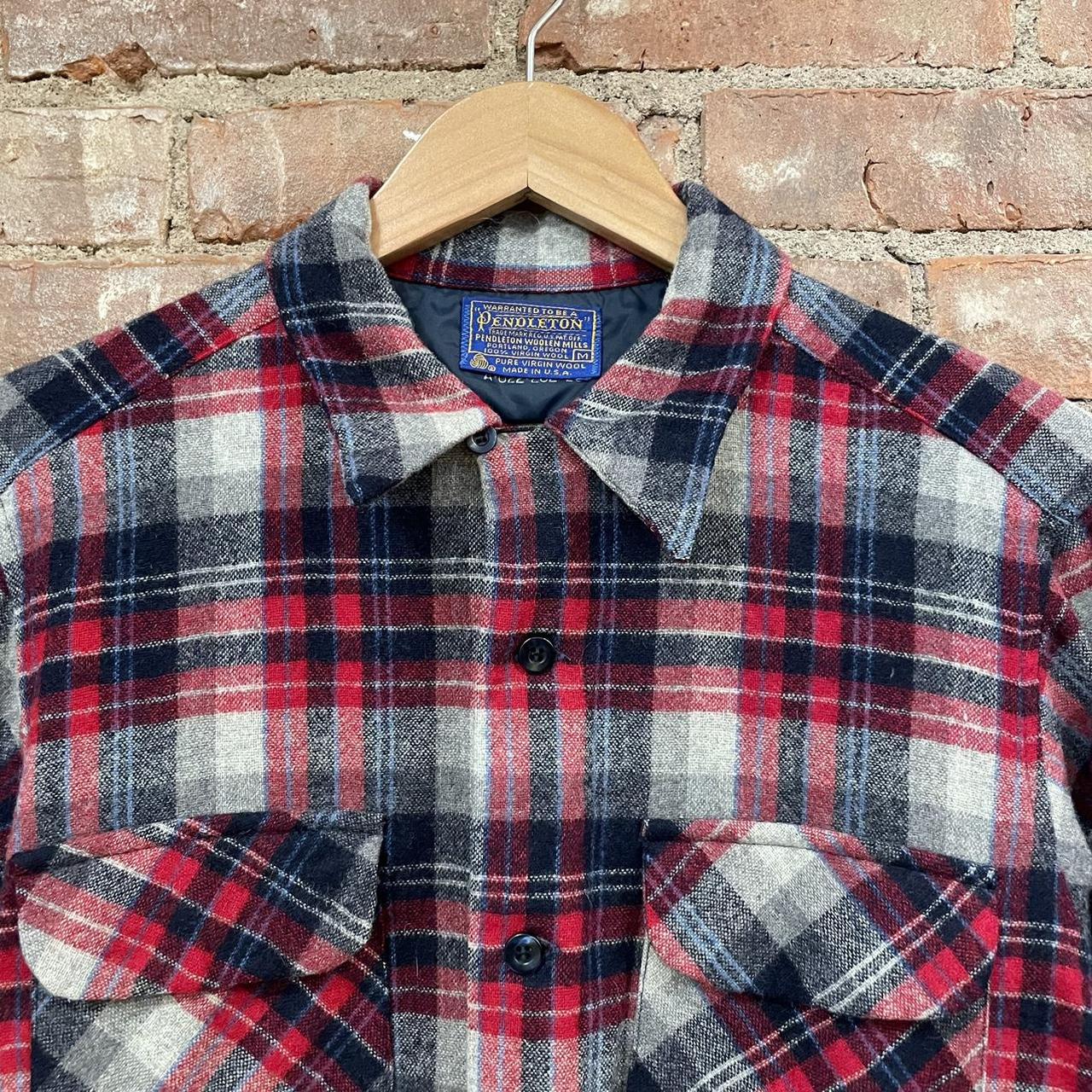 VINTAGE LATE 60's/EARLY 70's PENDLETON FLANNEL PURE... - Depop