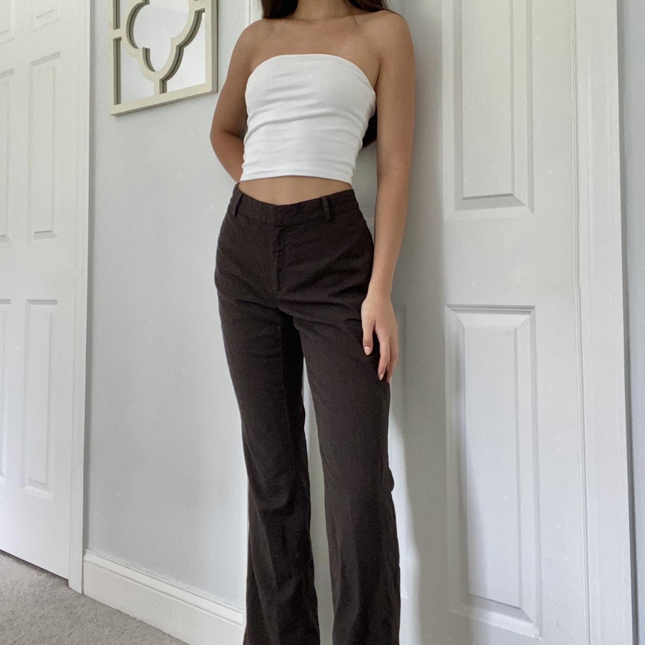 Banana Republic High Waisted Brown Pants Such A Depop 4267