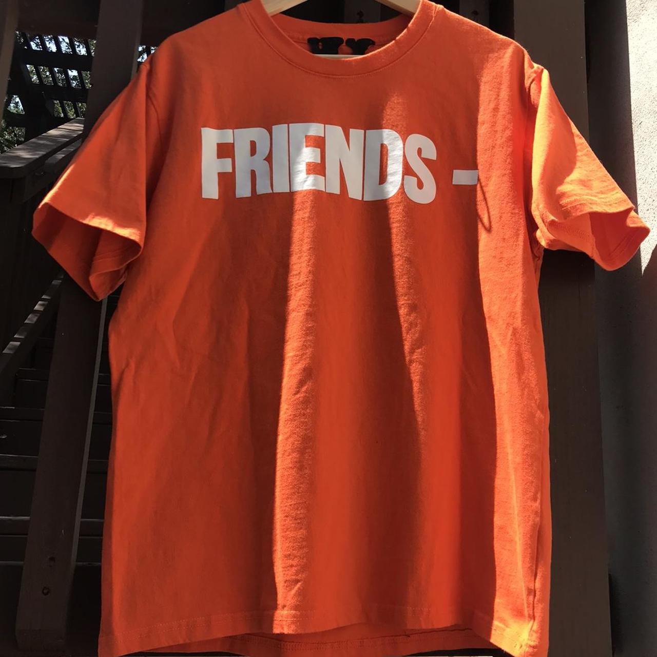 販売通販店 VLONE FRIENDS S/T ORANGExRHINESTONE M | wasser-bau.com