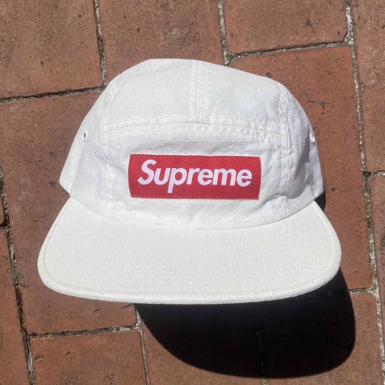 Supreme Jacquard Fuck Everybody Camp Cap Hat, | Depop