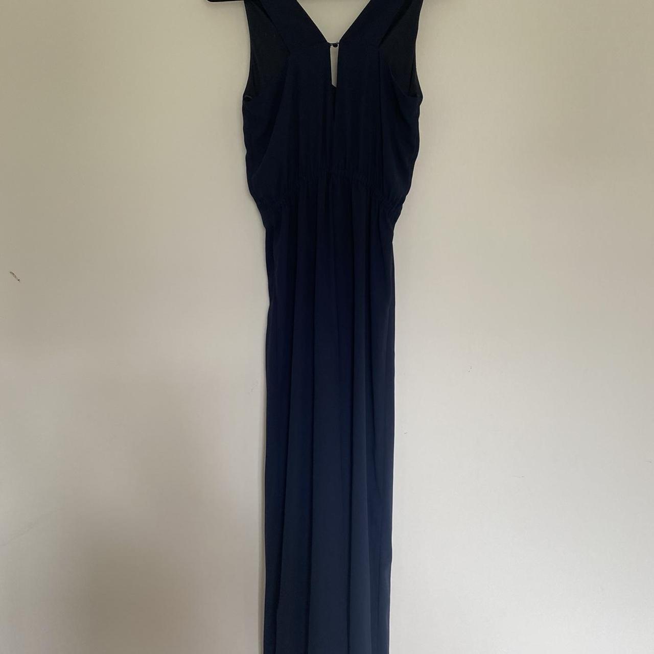 Navy blue Zara wide leg jumpsuit - super... - Depop