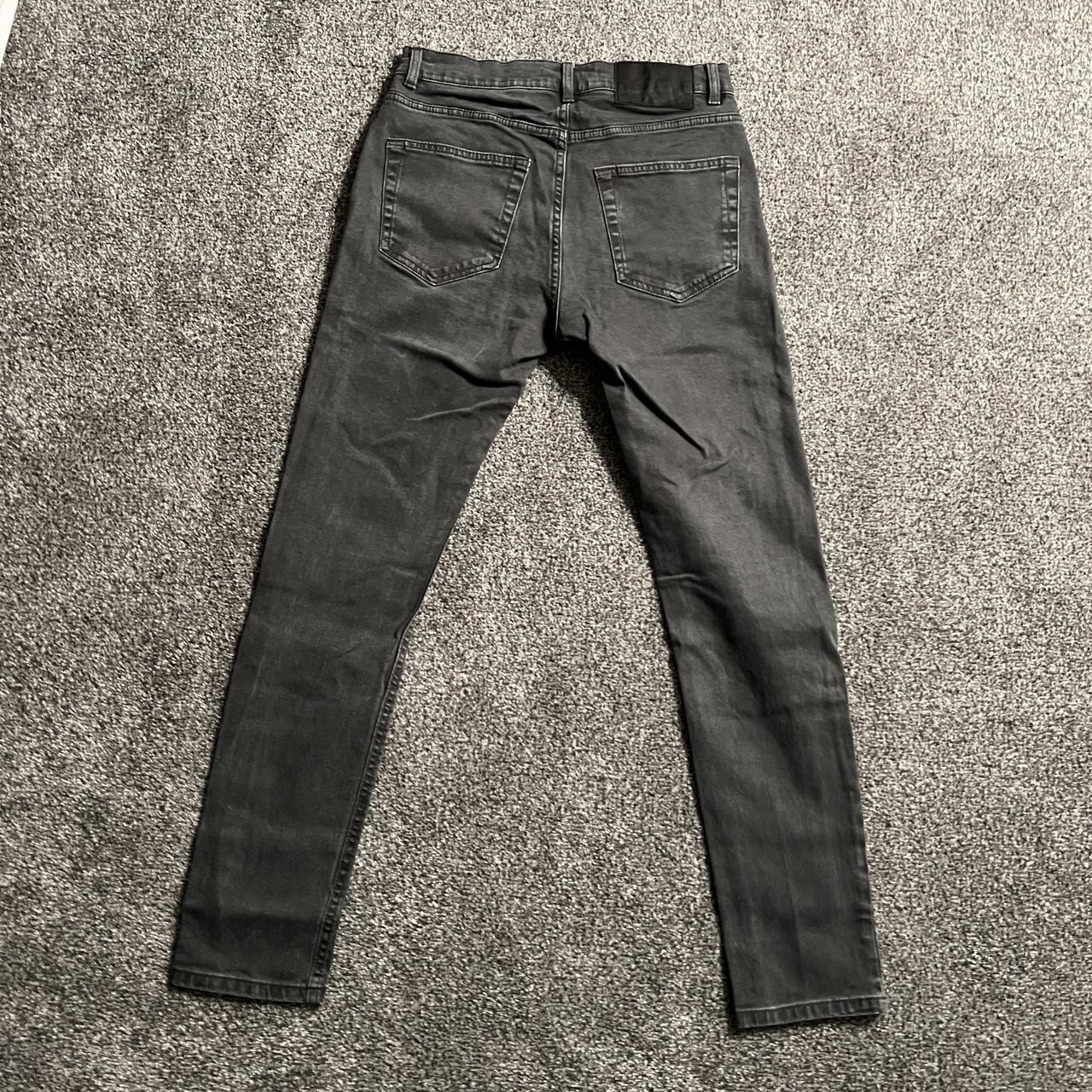 Zara grey denim jeans Size 30 Material denim... Depop