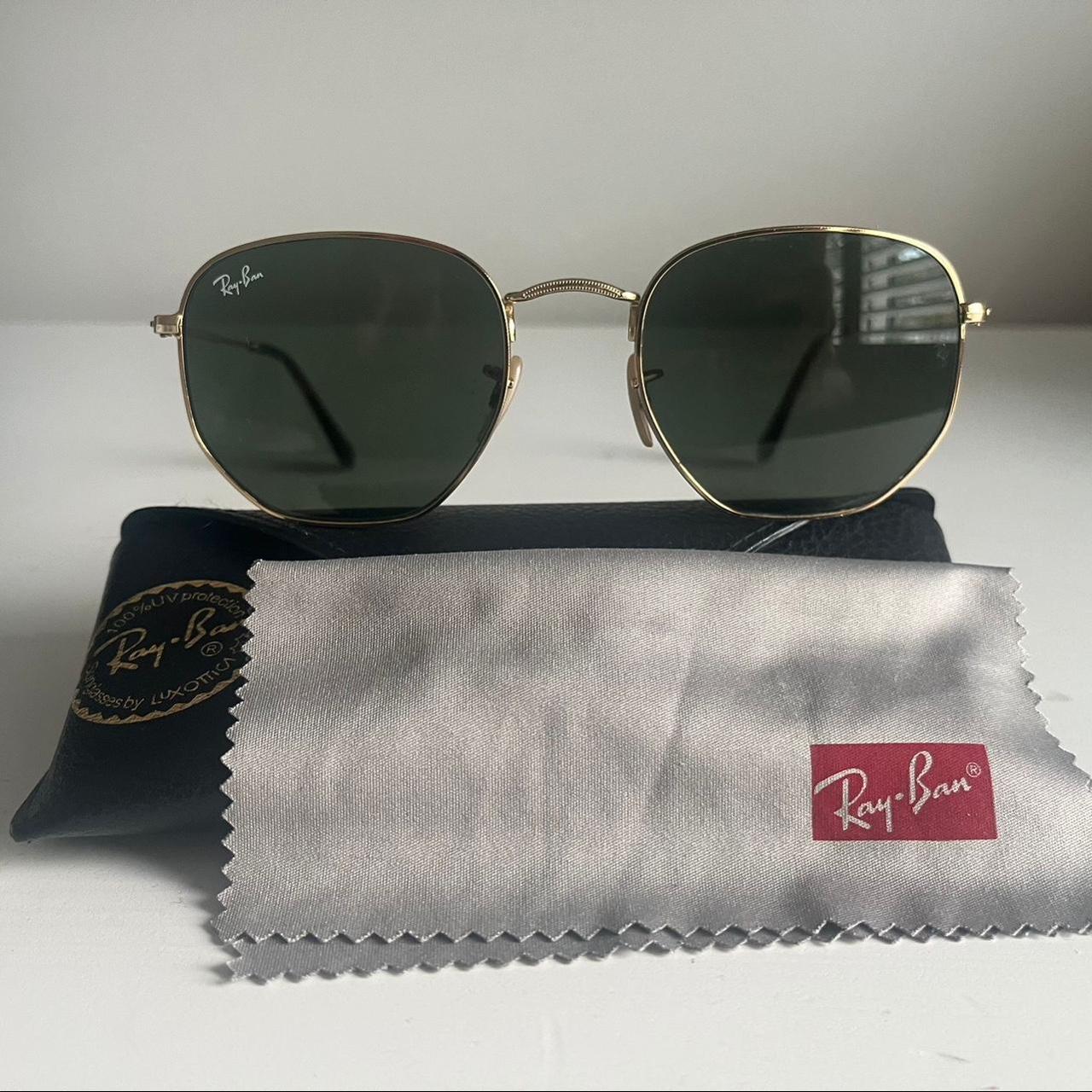 Authentic Ray Ban unisex sunglasses. Come with case... - Depop