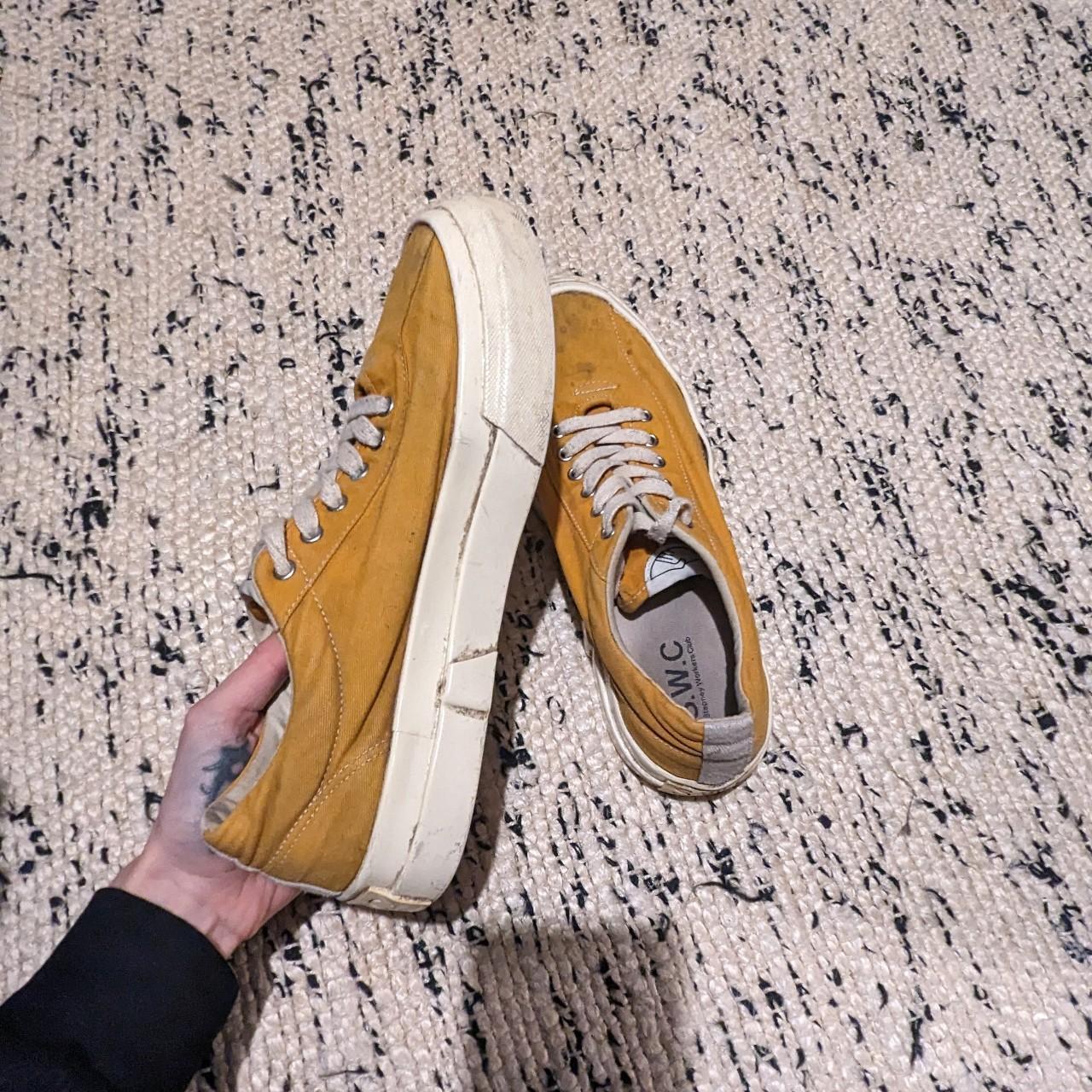 STEPNEY WORKERS CLUB mustard yellow shoes, size 41,...