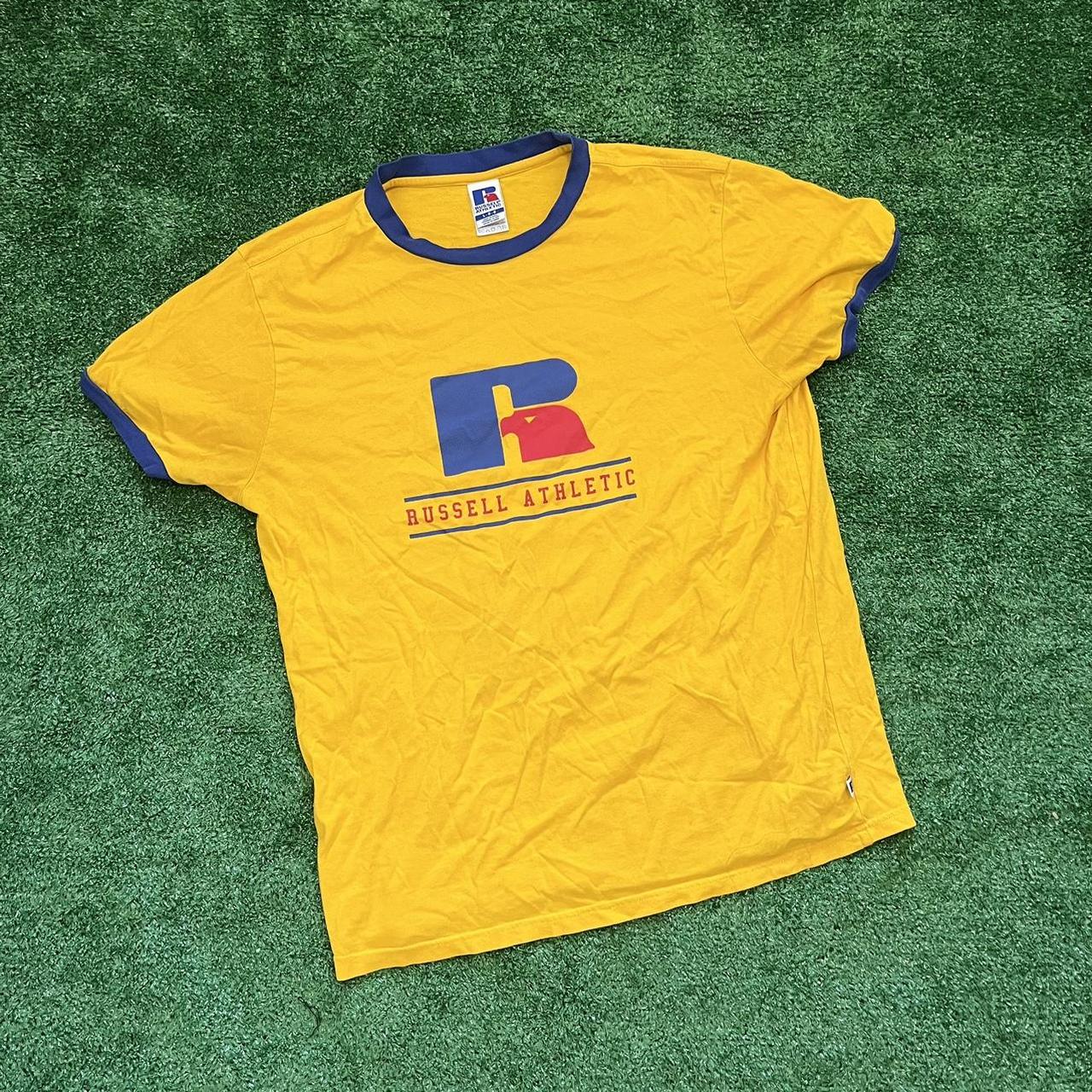 RUSSELL ATHLETICS RINGER TEE SIZE L Russell... Depop