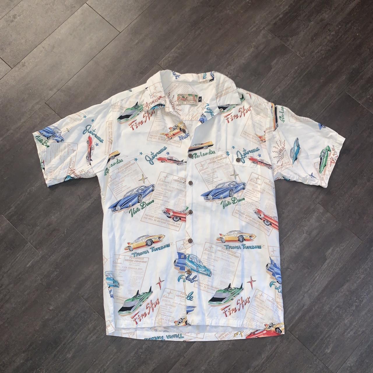 Vintage Tori Richard Hawaiian button up... - Depop