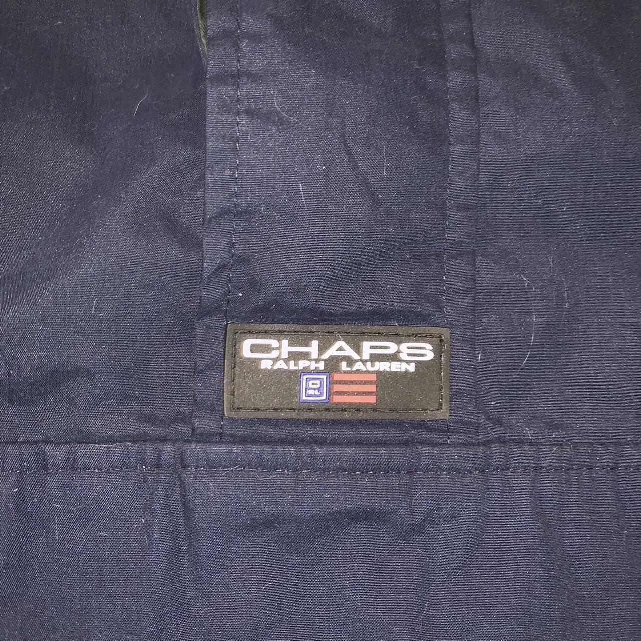 Y2K Ralph Lauren Chaps windbreak jacket in navy blue... - Depop