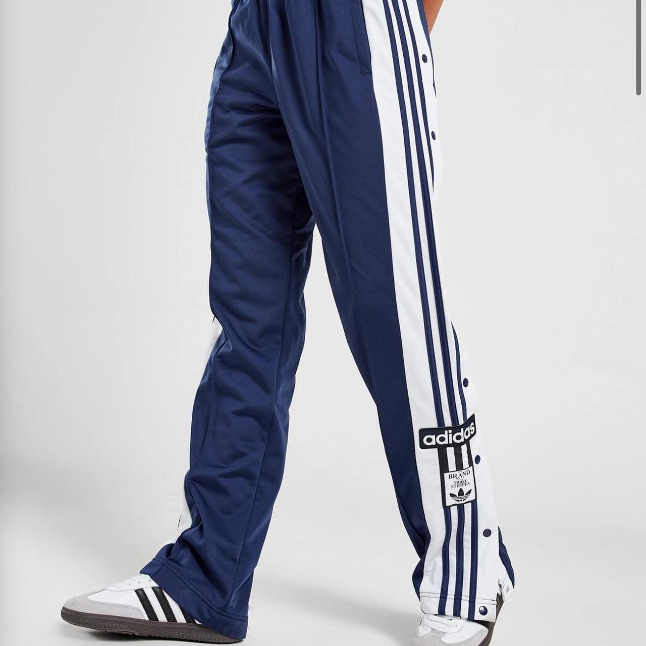 Burgundy Adidas Adibreak Track Pants Size XS. - Depop