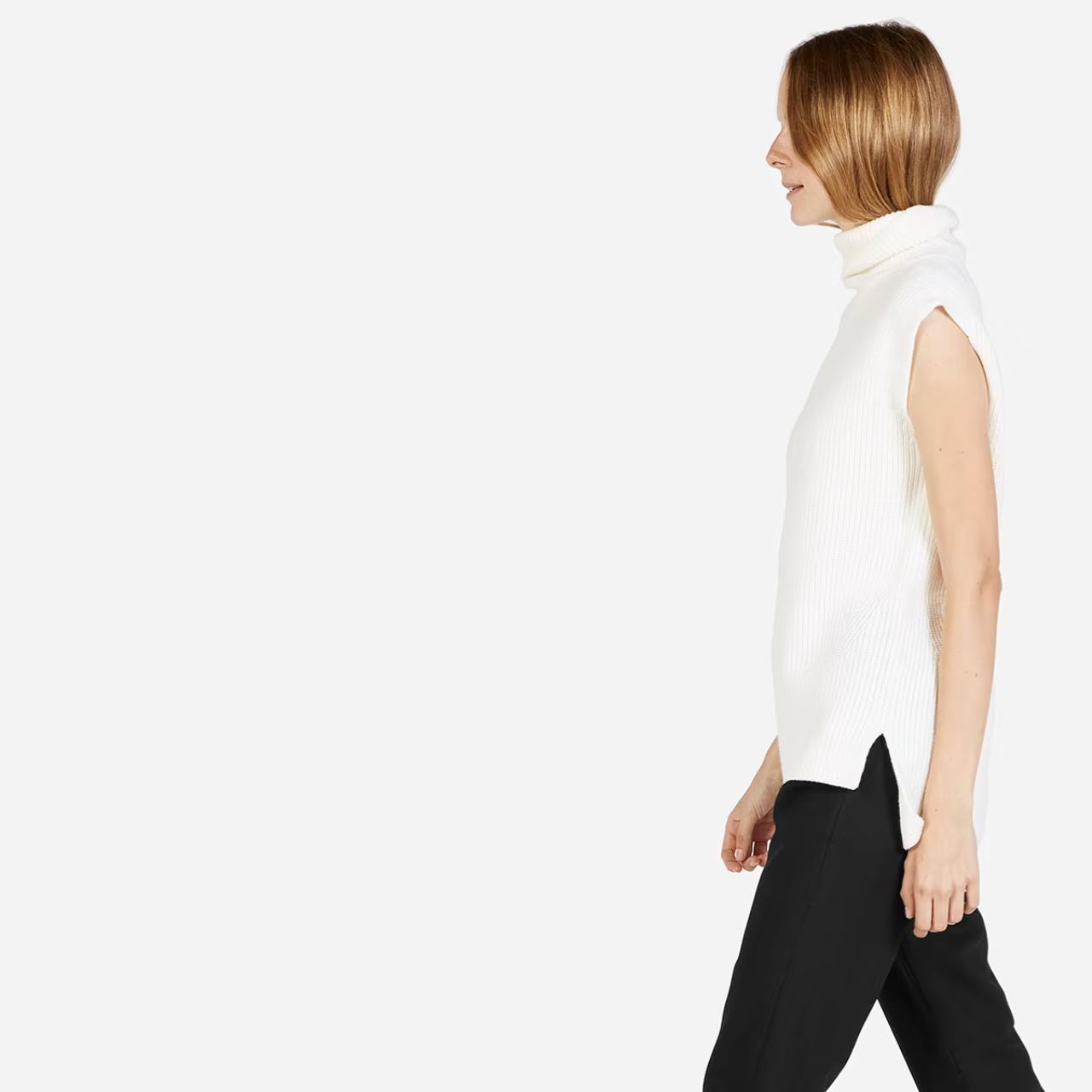 Everlane sleeveless turtleneck best sale