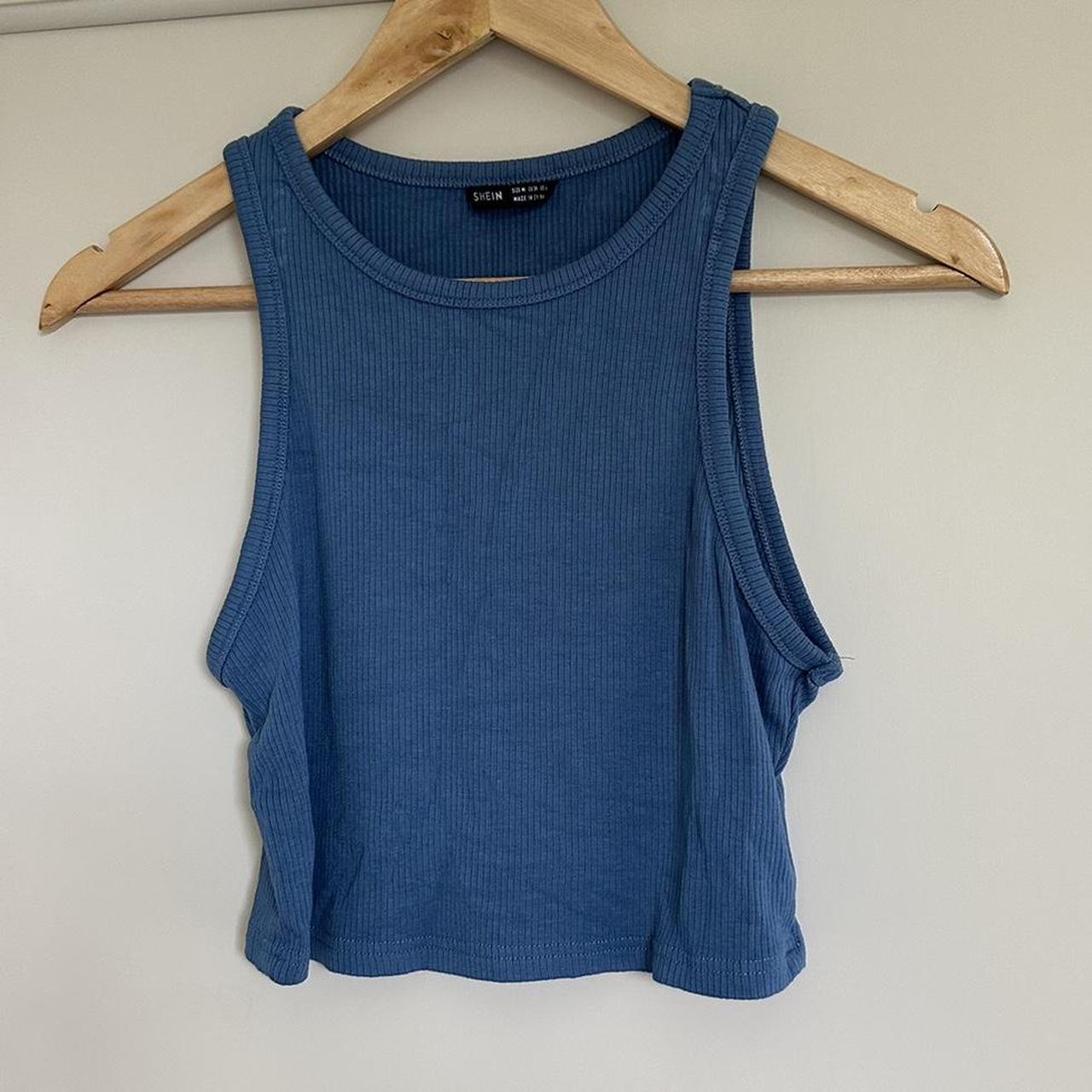 SHEIN crop tank top Worn maybe once, ingreat... - Depop