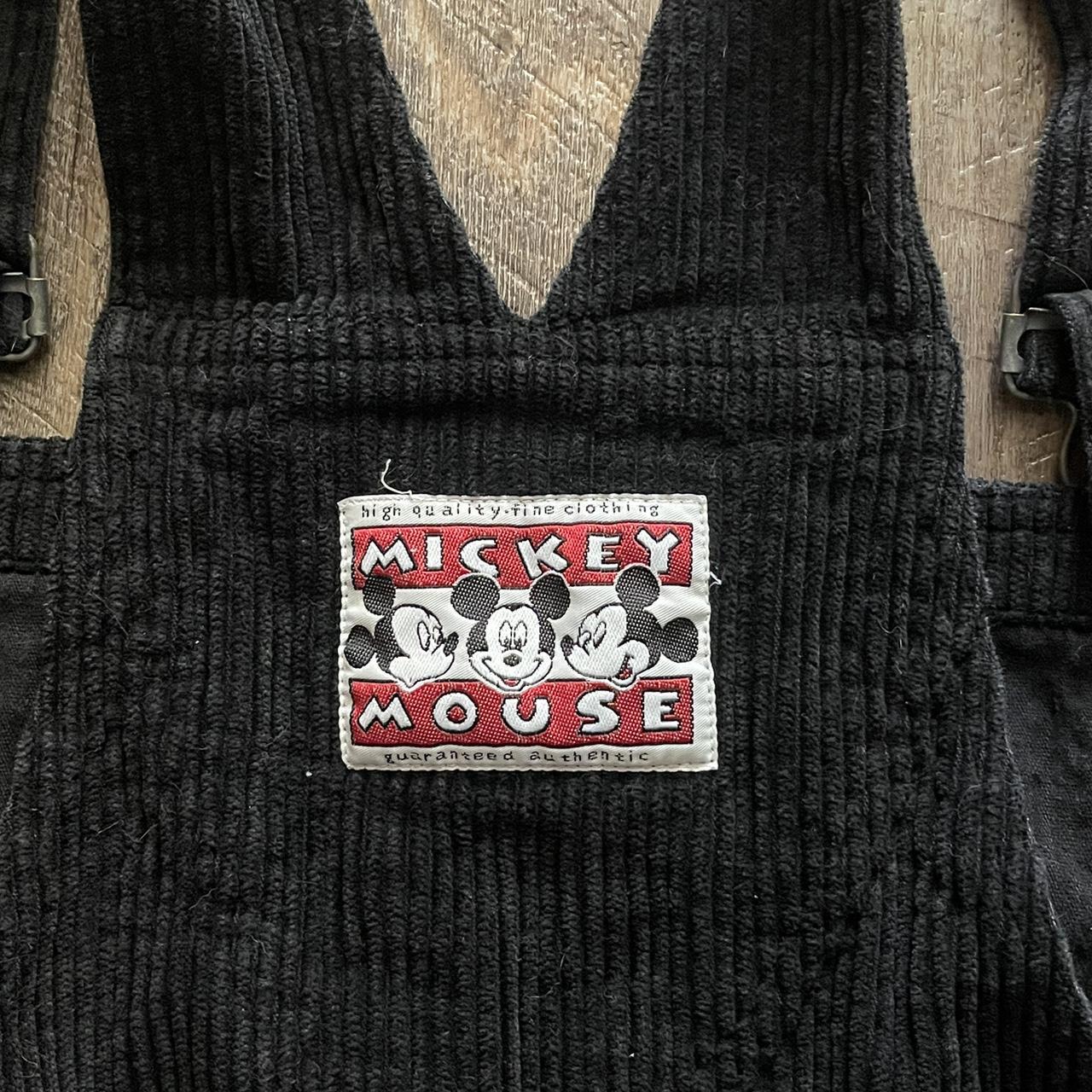 Mickey Unlimited Women's Black and Red Dungarees-overalls (5)