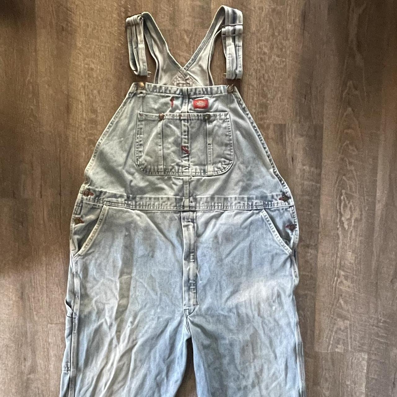 Dickies Women's Blue Dungarees-overalls