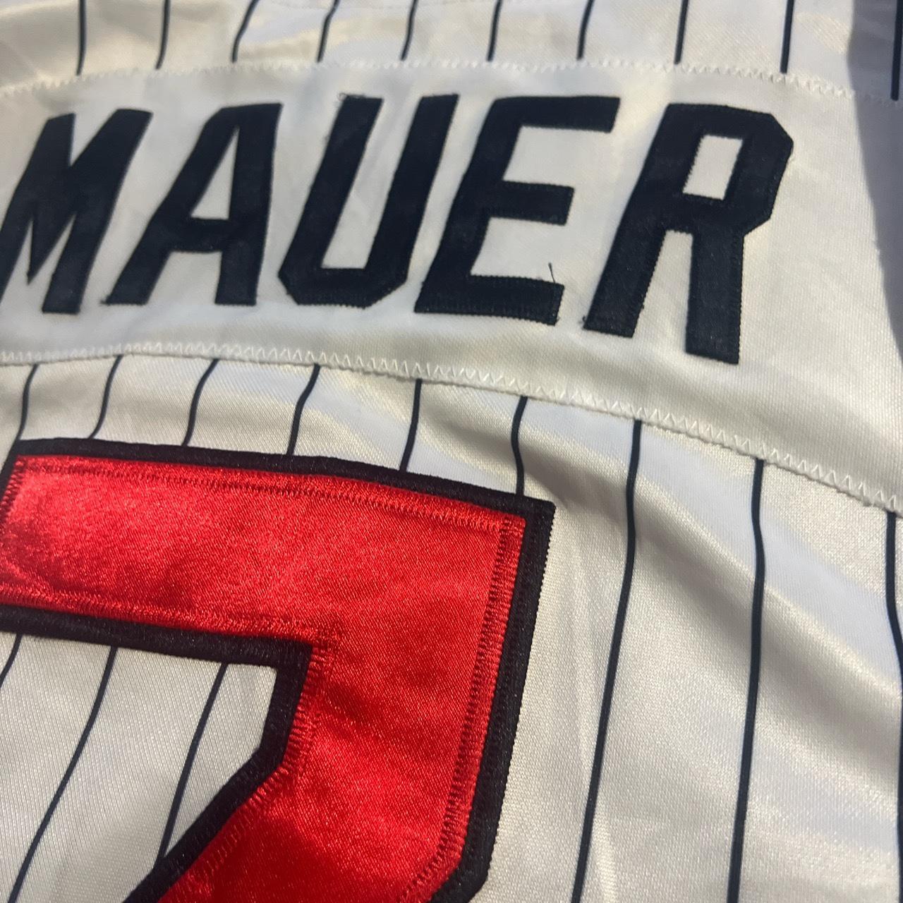 Majestic MLB Authentic Joe Mauer Minnesota Twins - Depop