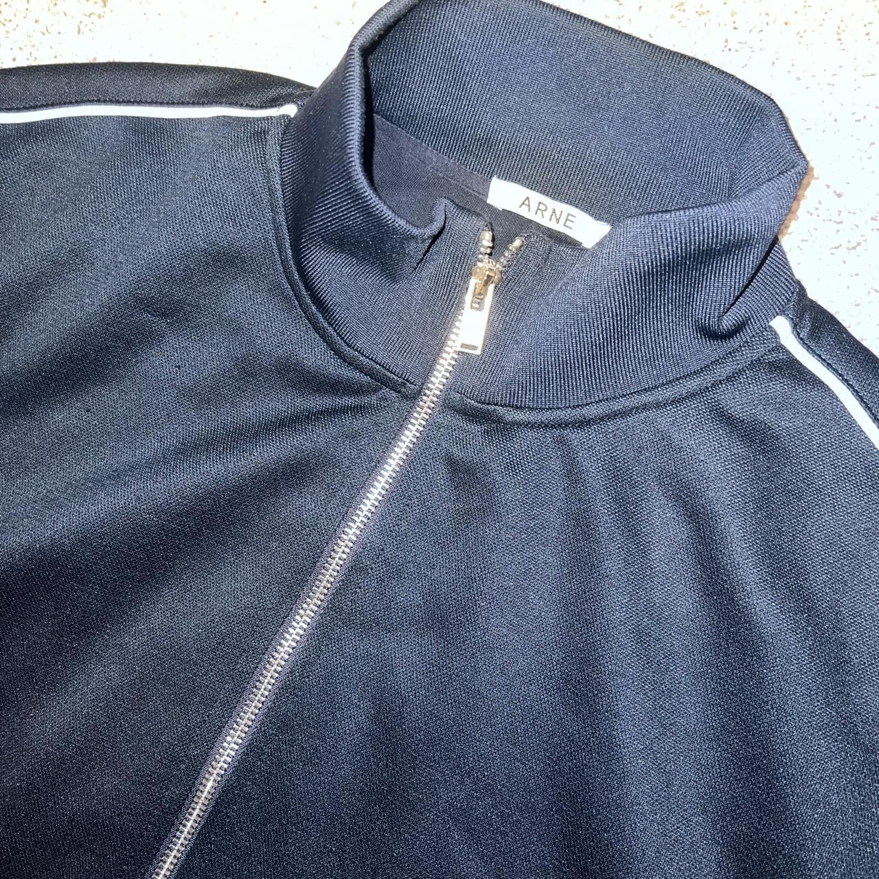 Mens ARNE navy shell tracksuit. Top Size L and... - Depop