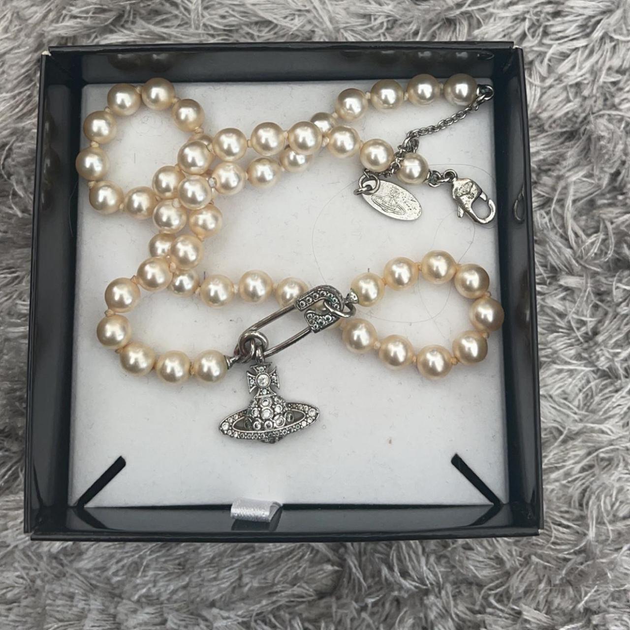 Vivienne Westwood pearl necklace. Has been worn... - Depop
