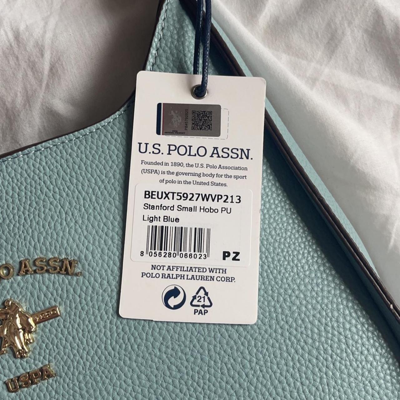 Brand new baby blue polo hand bag never been used.... - Depop