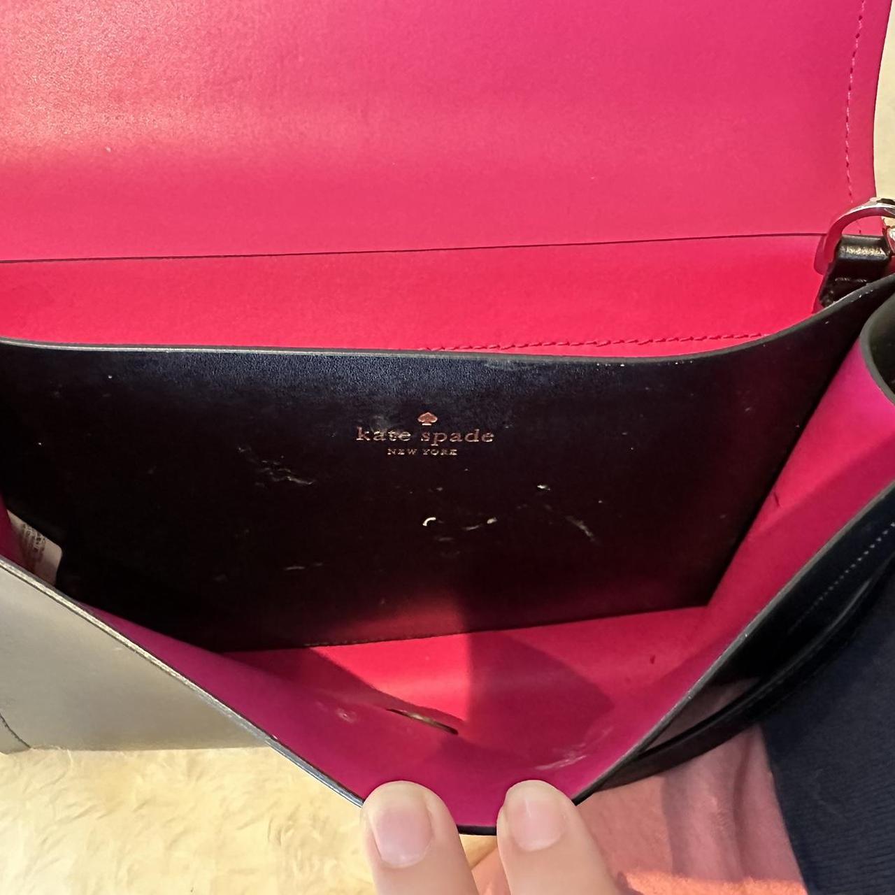 Kate spade shoulder bag - hot pink inside - two - Depop