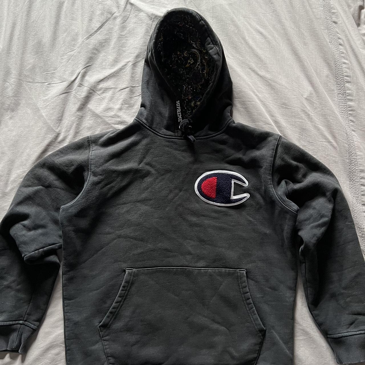 Supreme champion store paisley hoodie