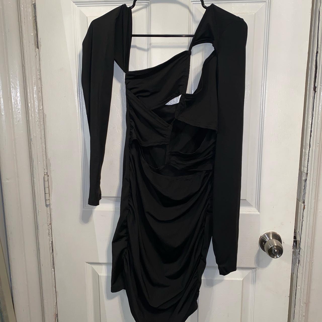 SHEIN Asymmetrical Neck Cut Out Dress 🖤 - cut out,... - Depop