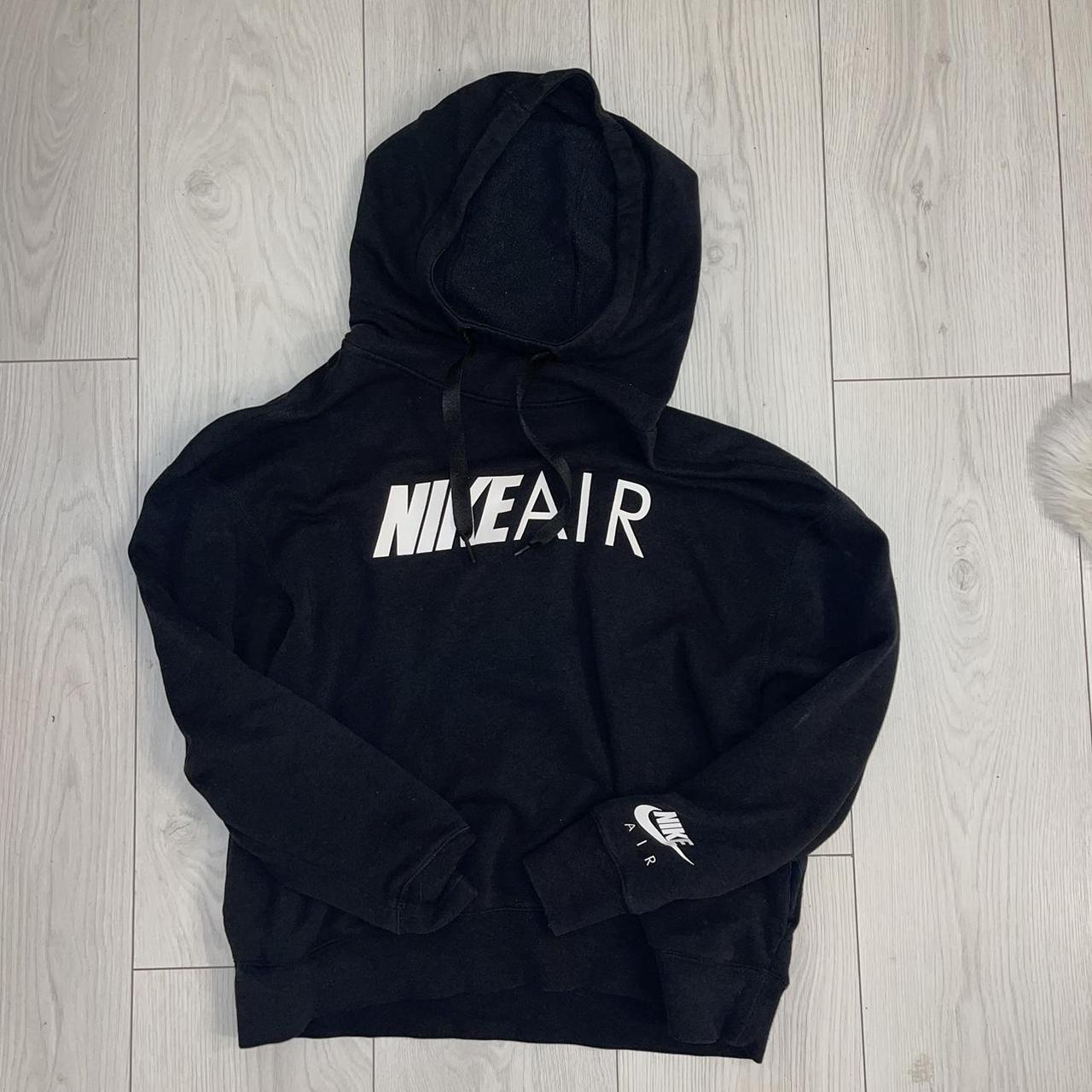 mens nike air hoodie black