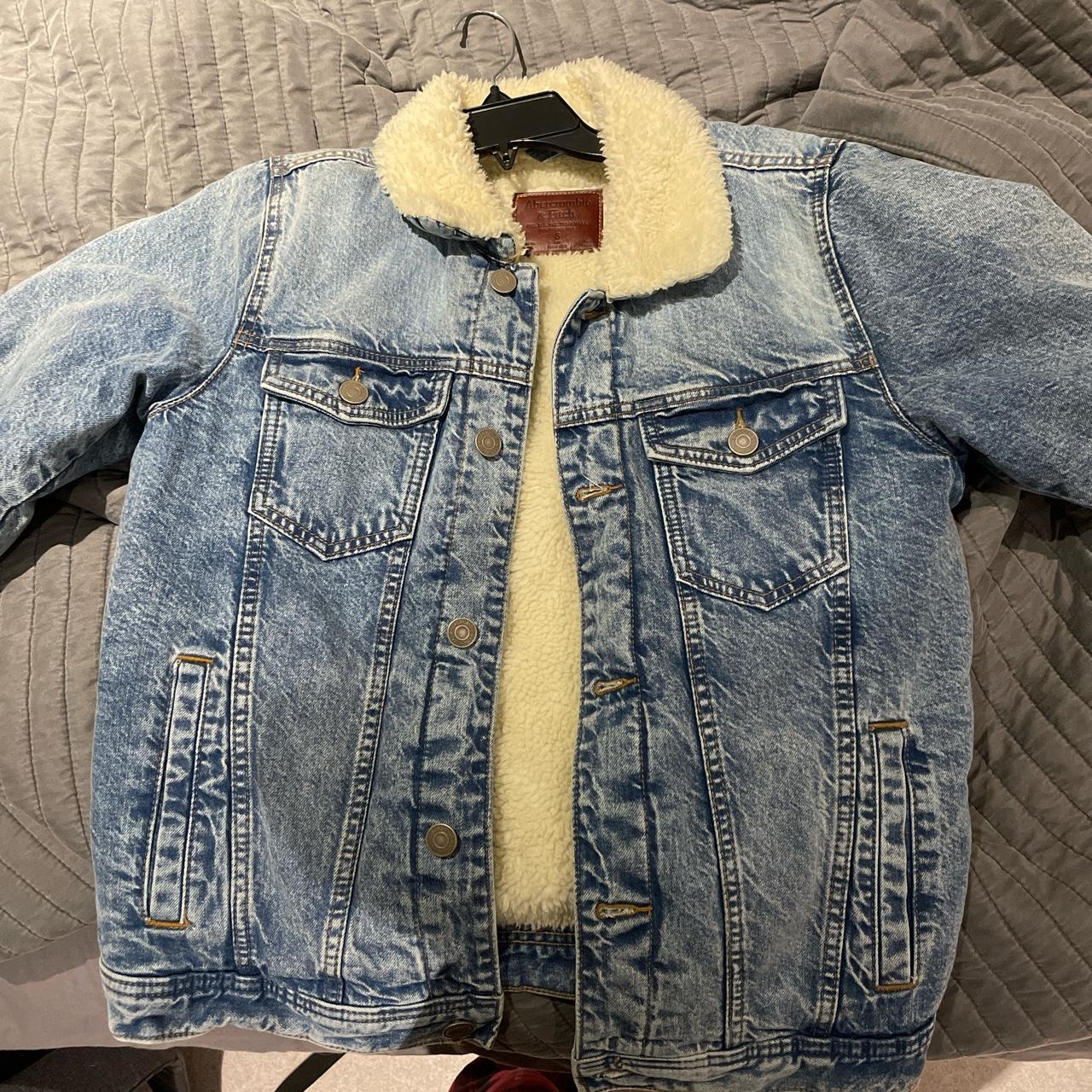 Abercrombie & fitch Jean jacket Only worn a few... - Depop