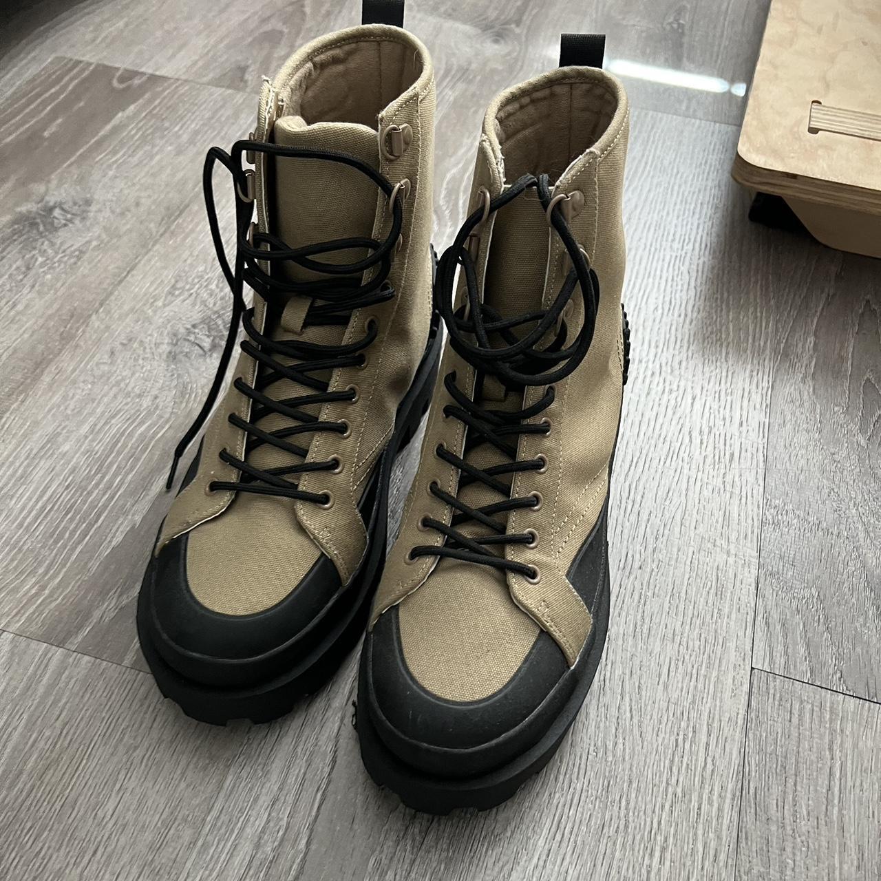 Louis Vuitton combat boot. Only worn twice. Selling - Depop