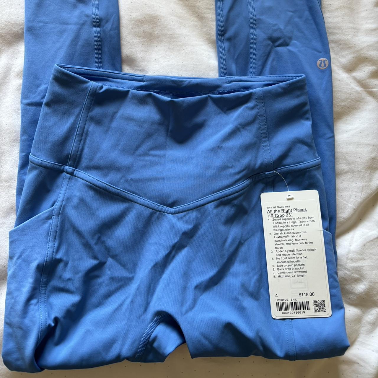 Size 4 23” all the right places lululemon leggings - Depop