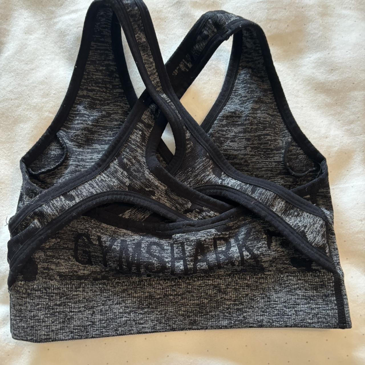 Gym shark Xs cross cross sports bra (no padding,... - Depop