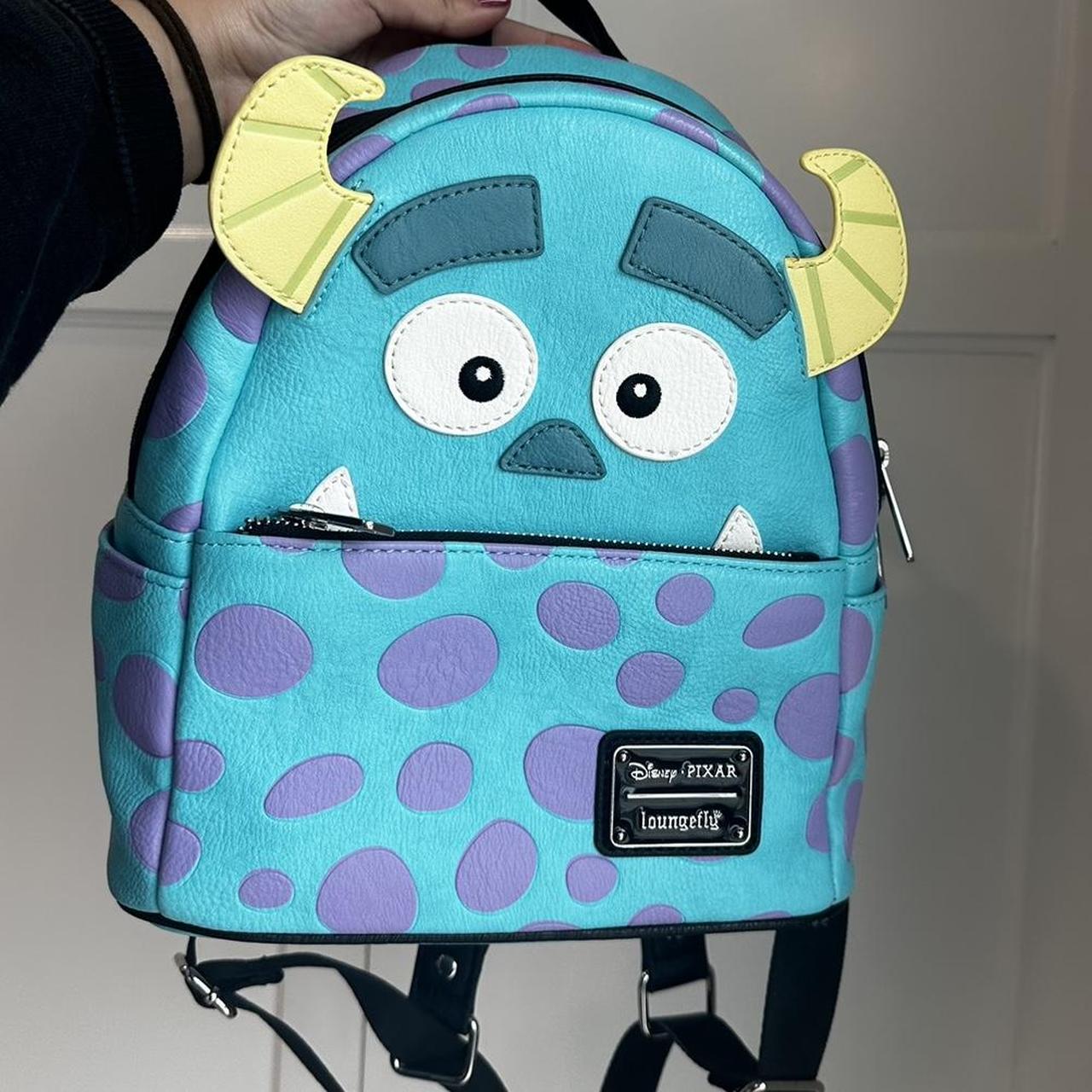 Monsters inc Sully loungefly backpack! Used 2x - Depop