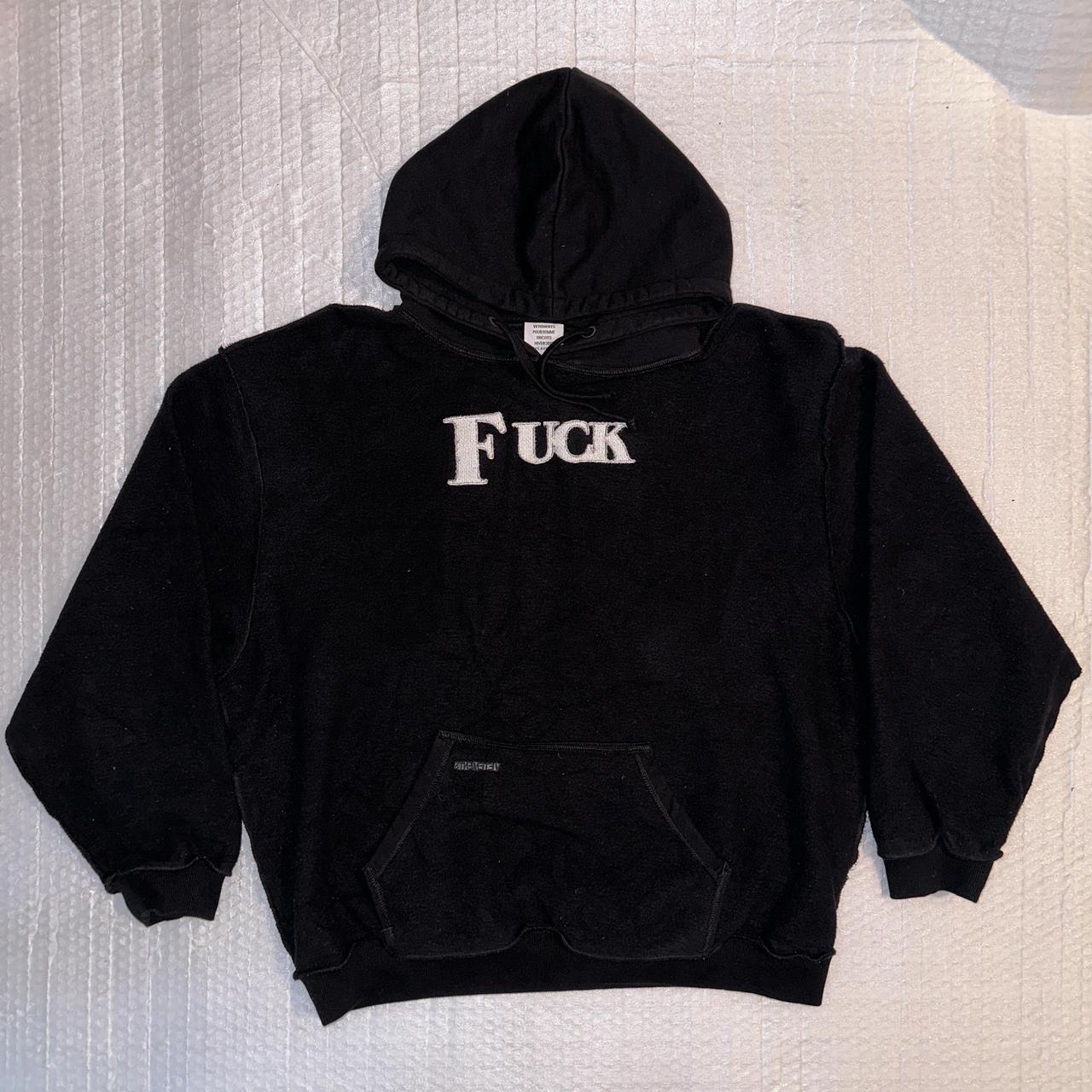 Vetements reverse hoodie discount